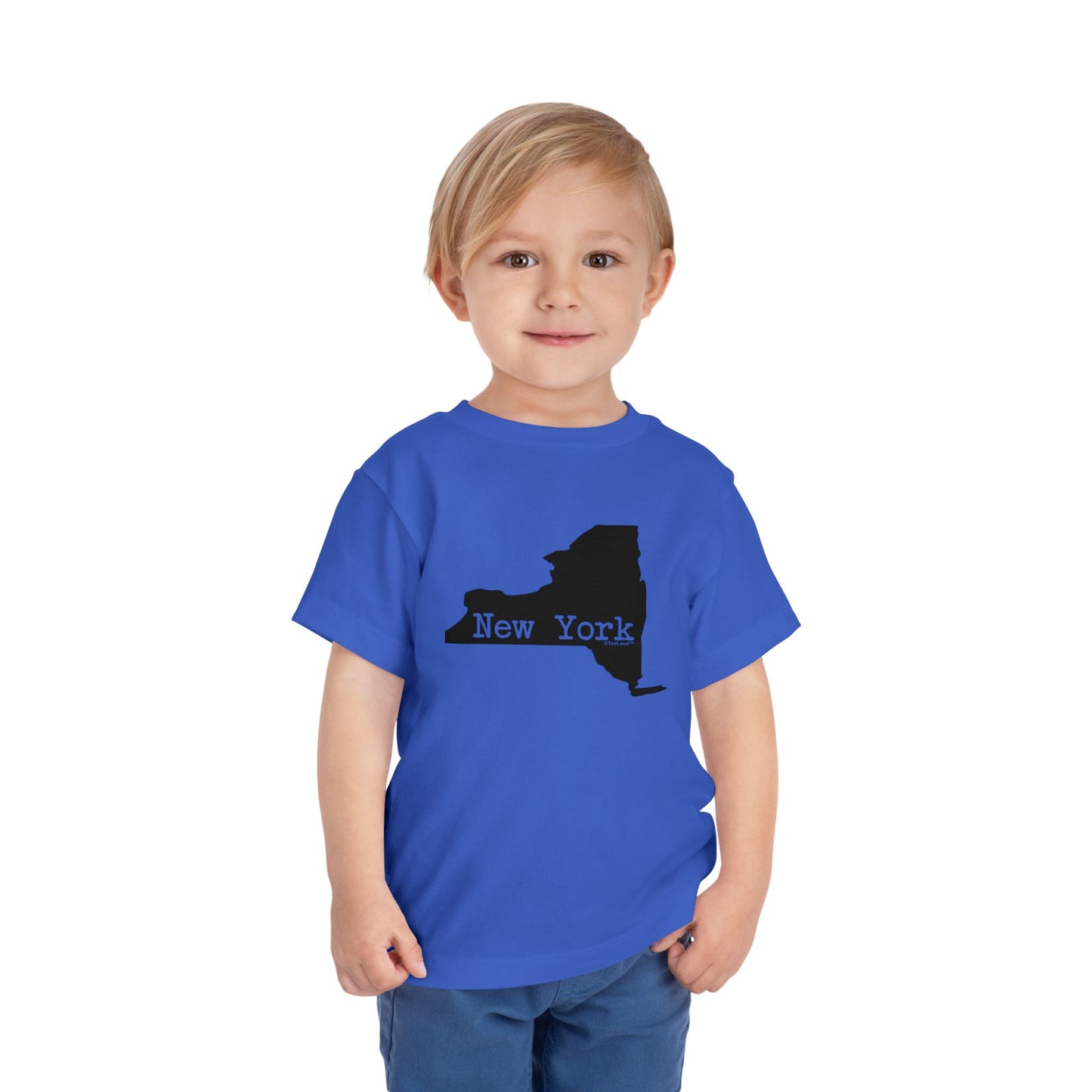 New York - United States Shape Toddler T-Shirt by TOOLOUD