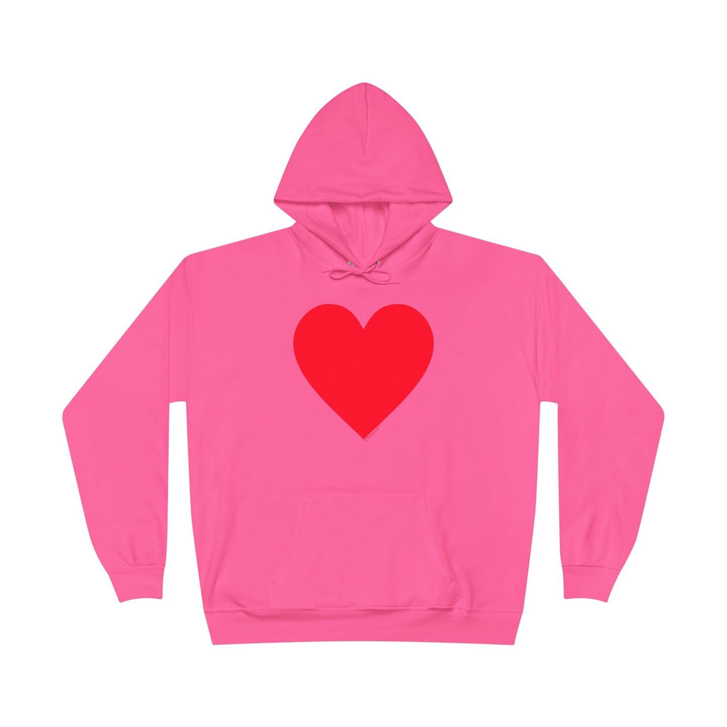 TOOLOUD Big Red Heart Valentine's Day Hoodie Sweatshirt – Romantic & Cozy Gift