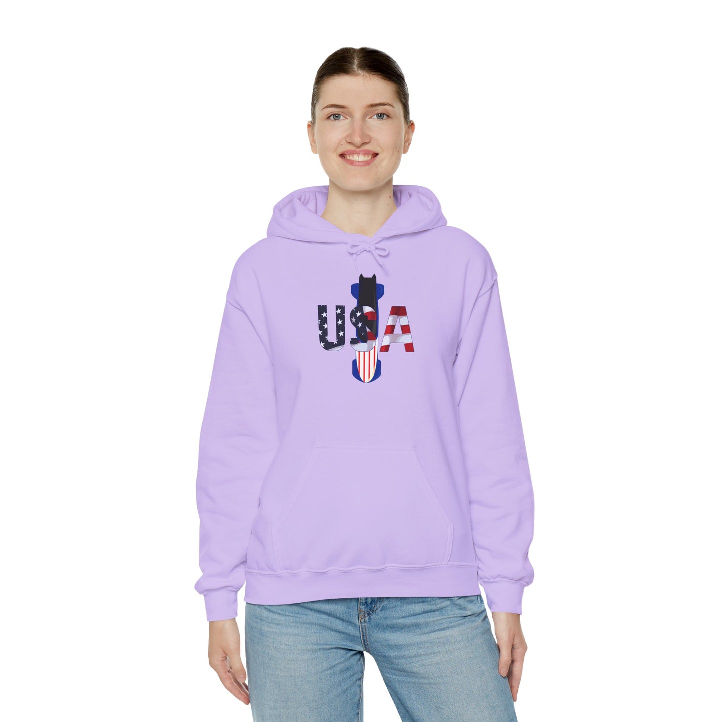 USA Bobsled Hoodie Unisex Sweatshirt by TooLoud