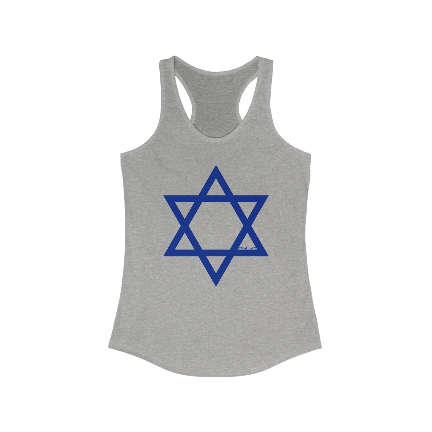 Jewish Star of David Women's Petite Racerback Tank Top by TOOLOUD