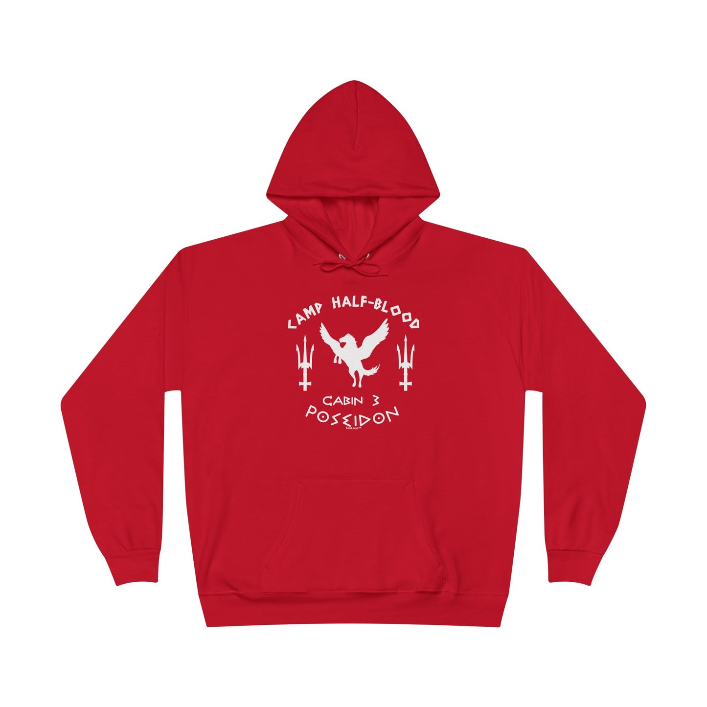 Cabin 3 Poseidon Camp Half Blood Dark Adult Hoodie Sweatshirt by TOOLOUD