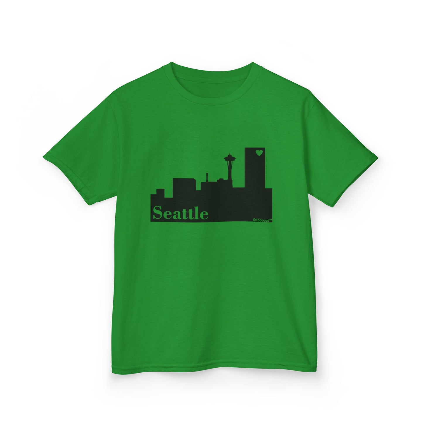 Seattle Skyline with Space Needle Children's T-Shirt by TOOLOUD