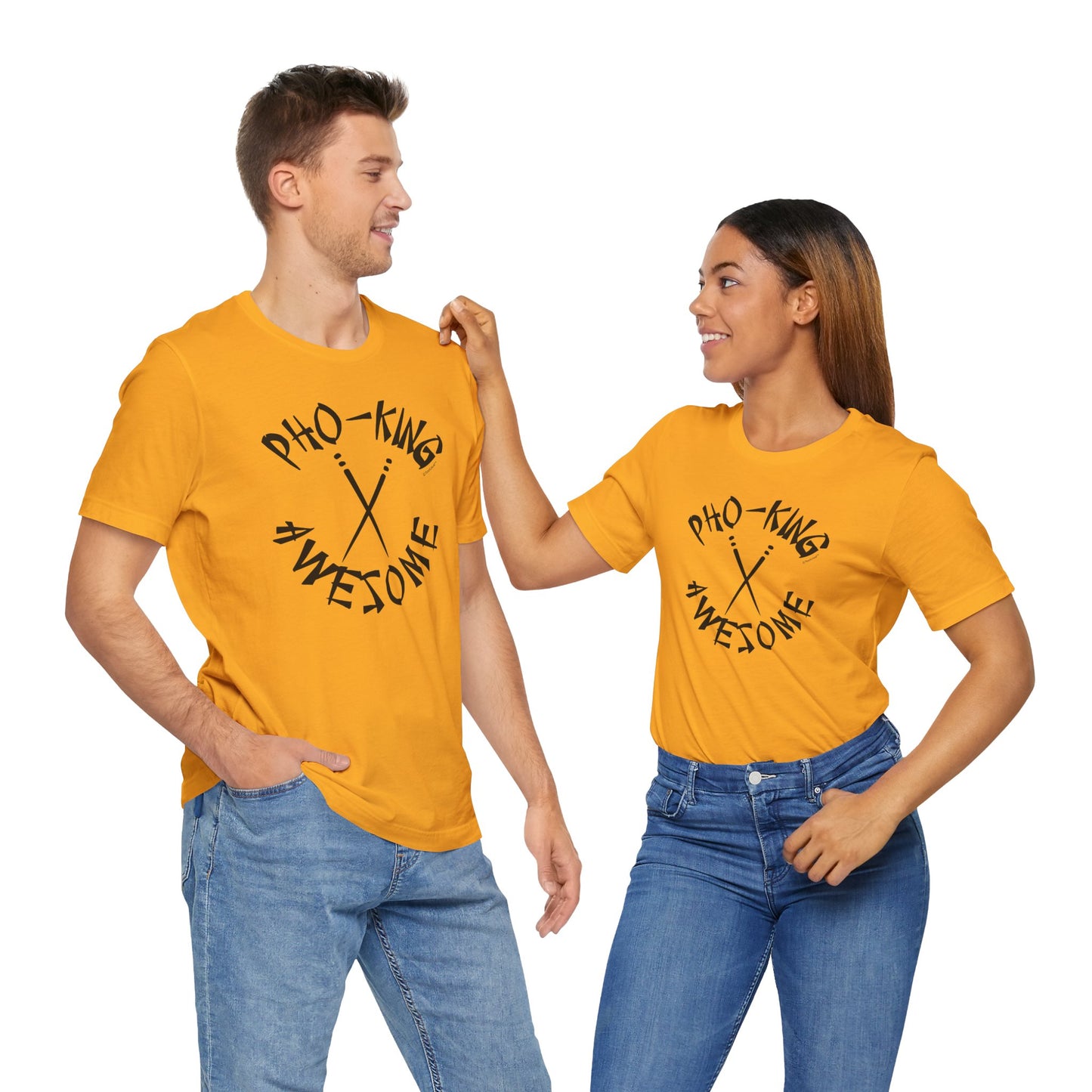 Pho King Awesome Funny Vietnamese Soup Vietnam Foodie Humor Adult T-Shirt by TOOLOUD