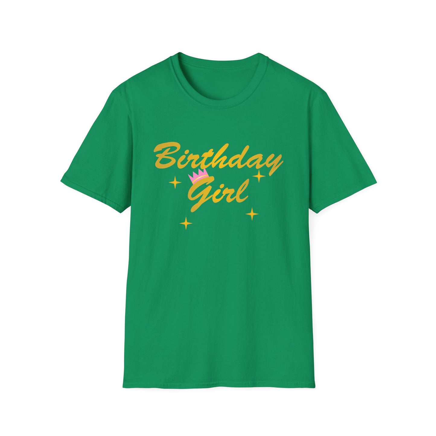 Birthday Girl Text Adult Dark T-Shirt by TOOLOUD