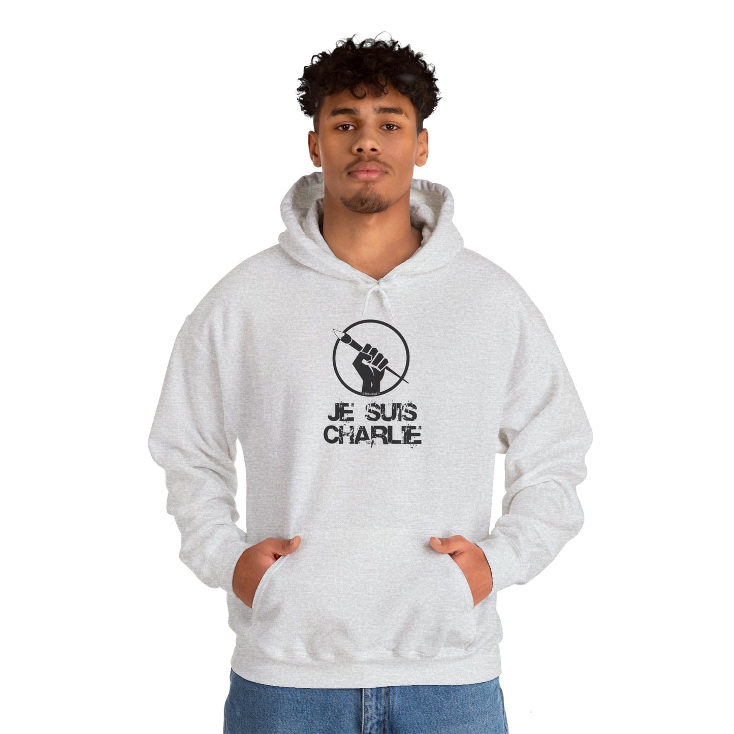 TOOLOUD Je Suis Charlie Hooded Unisex Sweatshirt