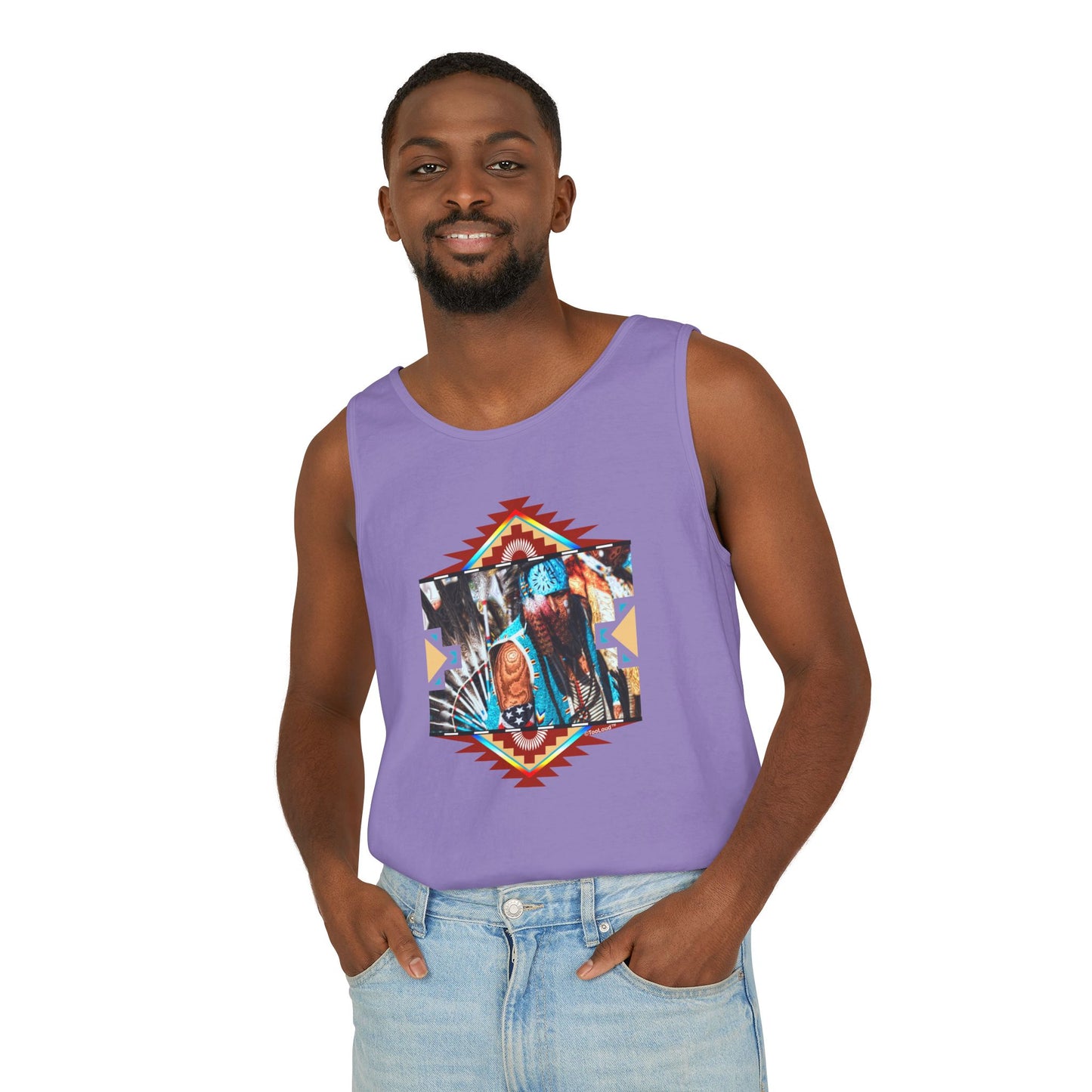 Native American Dancer Design #2 Loose Tank Top by TOOLOUD