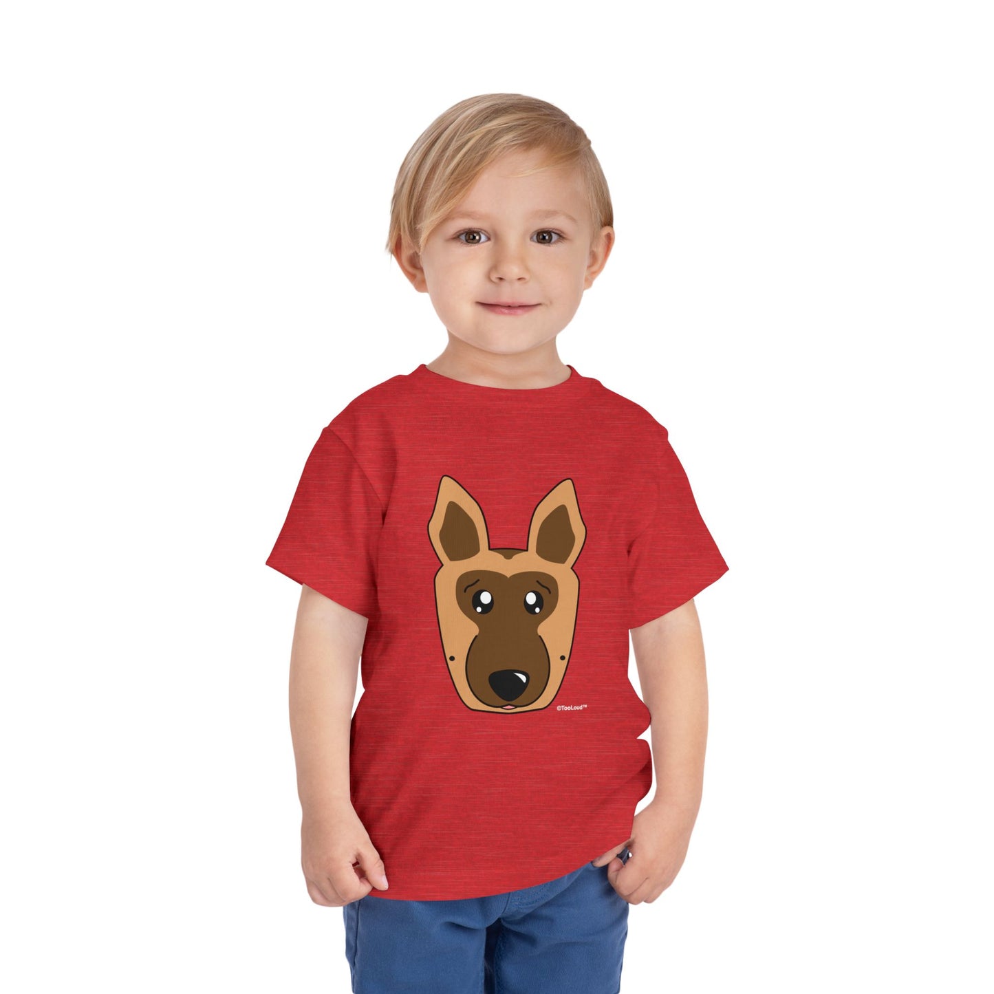 Cute German Shepherd Dog Toddler T-Shirt by TOOLOUD