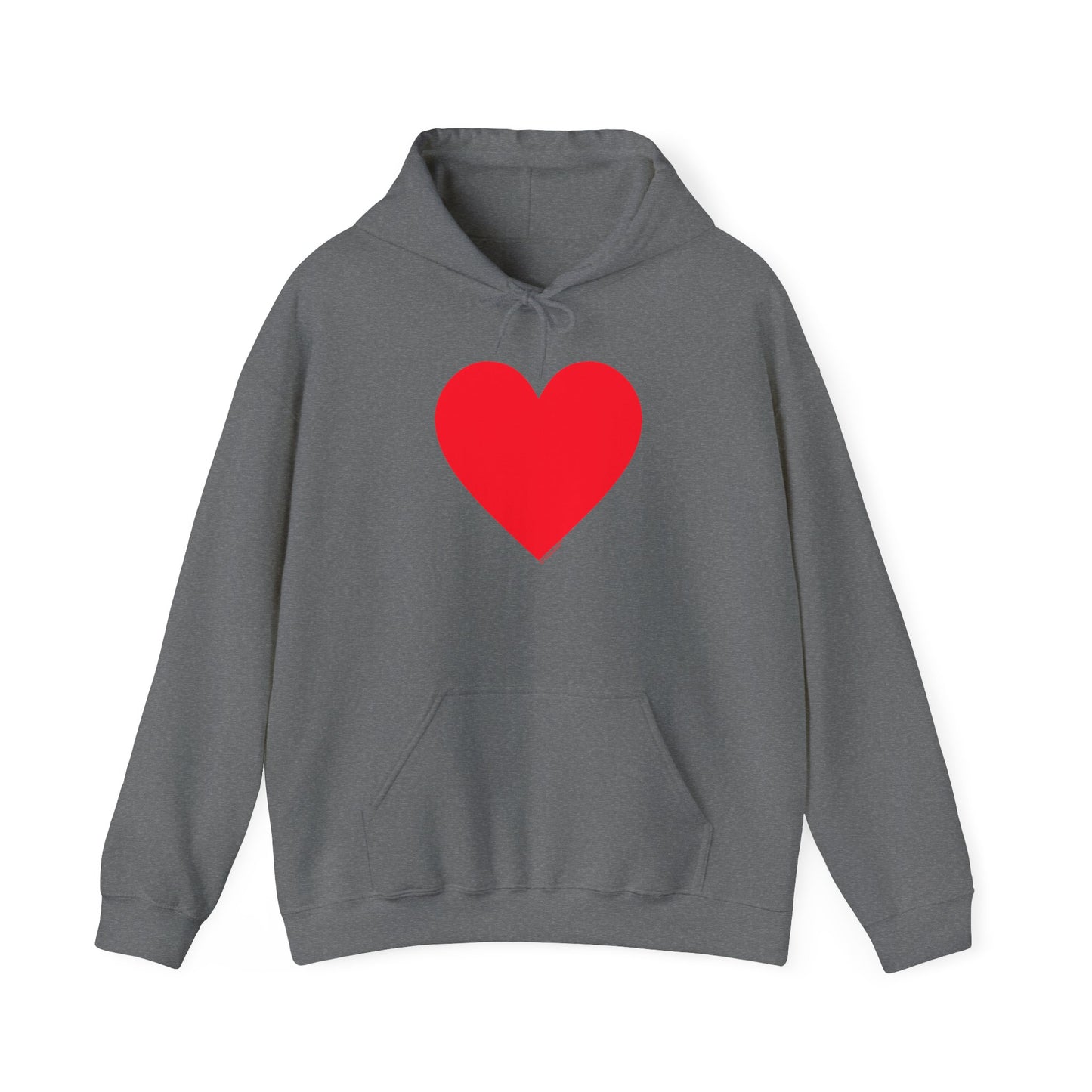 TOOLOUD Big Red Heart Valentine's Day Dark Unisex Hoodie Sweatshirt