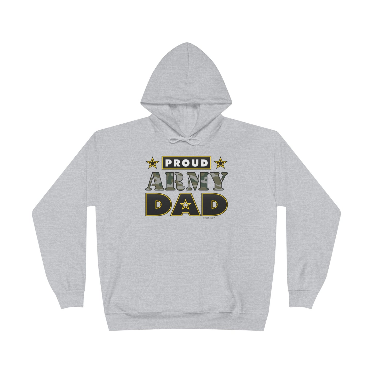 Proud Army Dad Adult Hoodie Sweatshirt by TOOLOUD