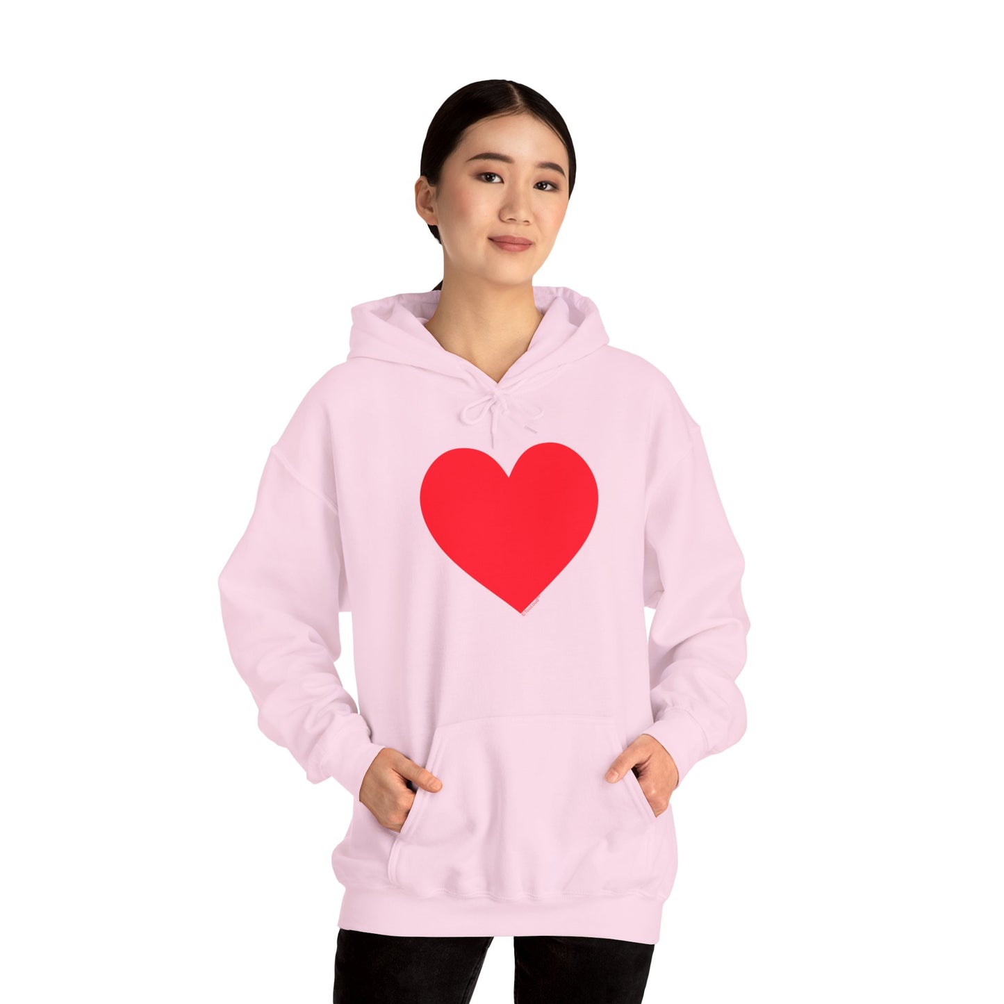 TOOLOUD Big Red Heart Valentine's Day Dark Unisex Hoodie Sweatshirt