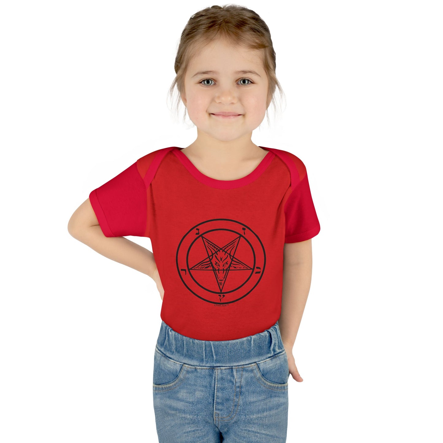 Sigil of Baphomet Baby Romper Bodysuit by TOOLOUD