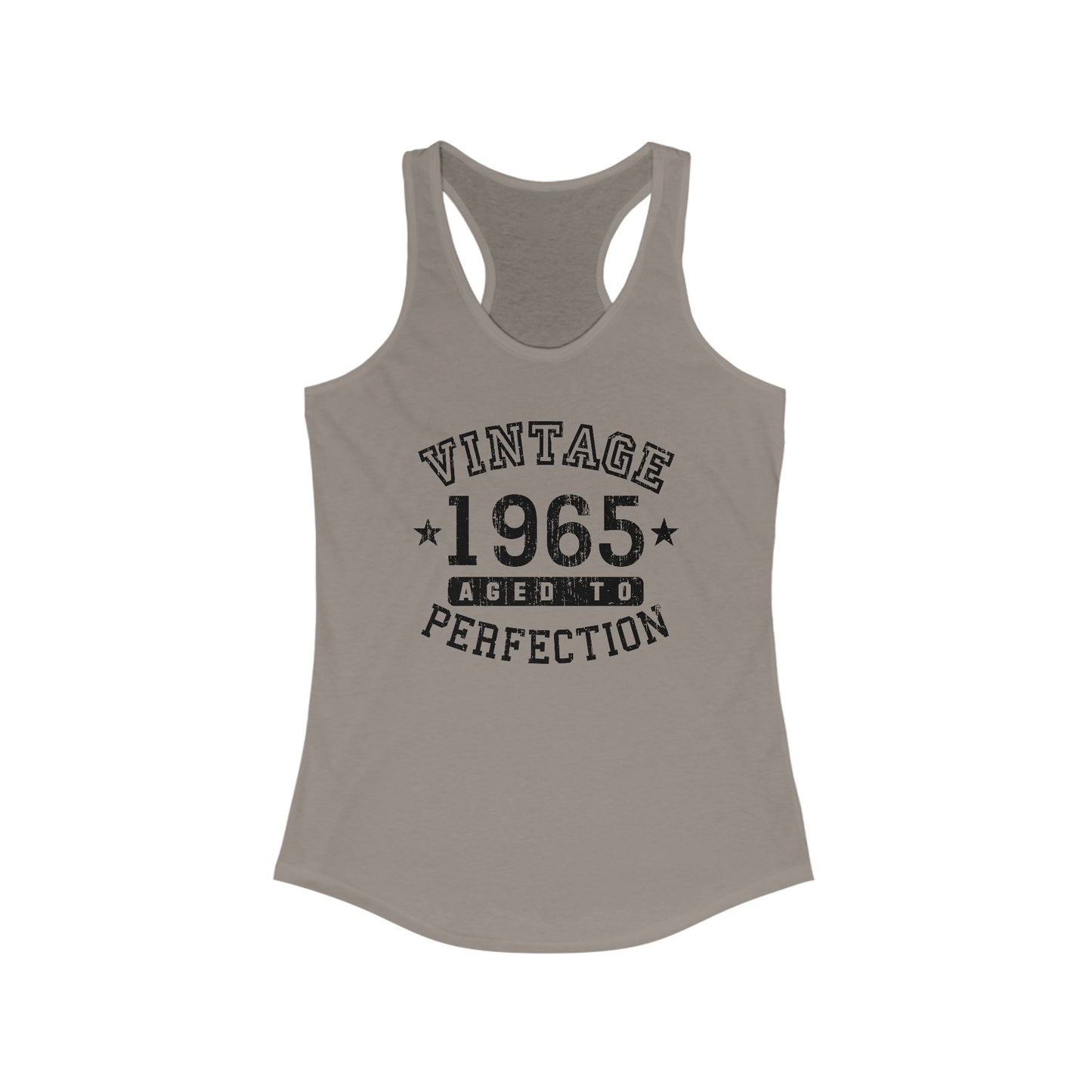 1965 - Vintage Birth Year Women's Racerback Tank Top By TOOLOUD