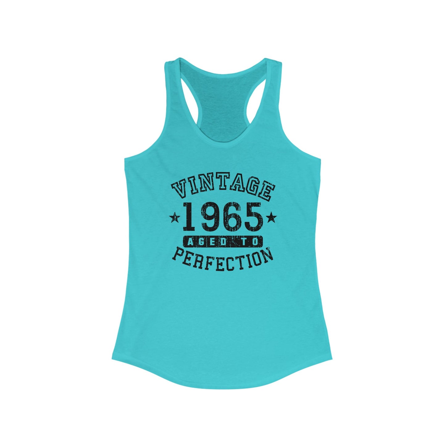 1965 - Vintage Birth Year Women's Racerback Tank Top By TOOLOUD