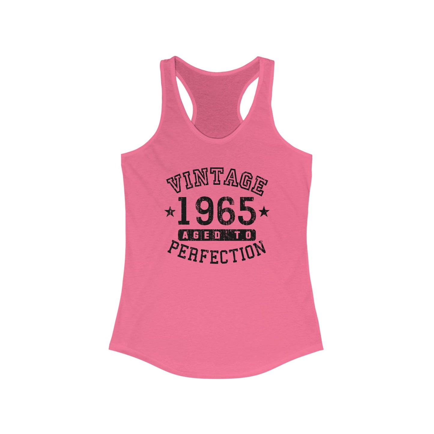1965 - Vintage Birth Year Women's Racerback Tank Top By TOOLOUD