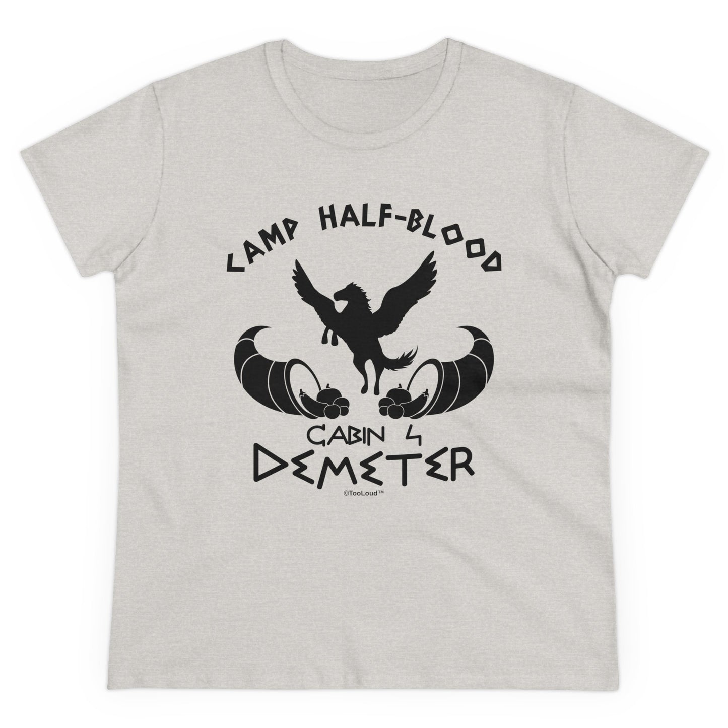 TOOLOUD Cabin 4 Demeter Camp Half Blood Womens T-Shirt