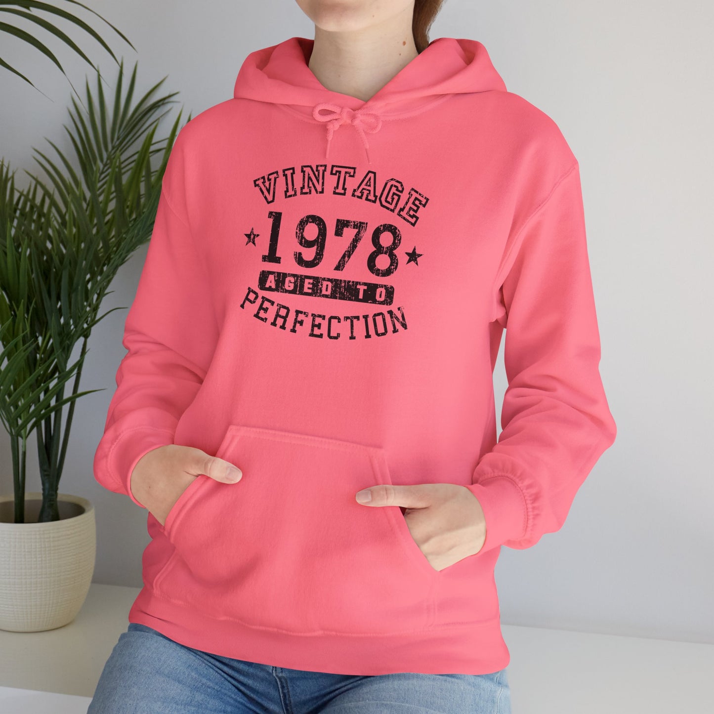 TooLoud 1978 - Vintage Birth Year Unisex Hoodie Sweatshirt
