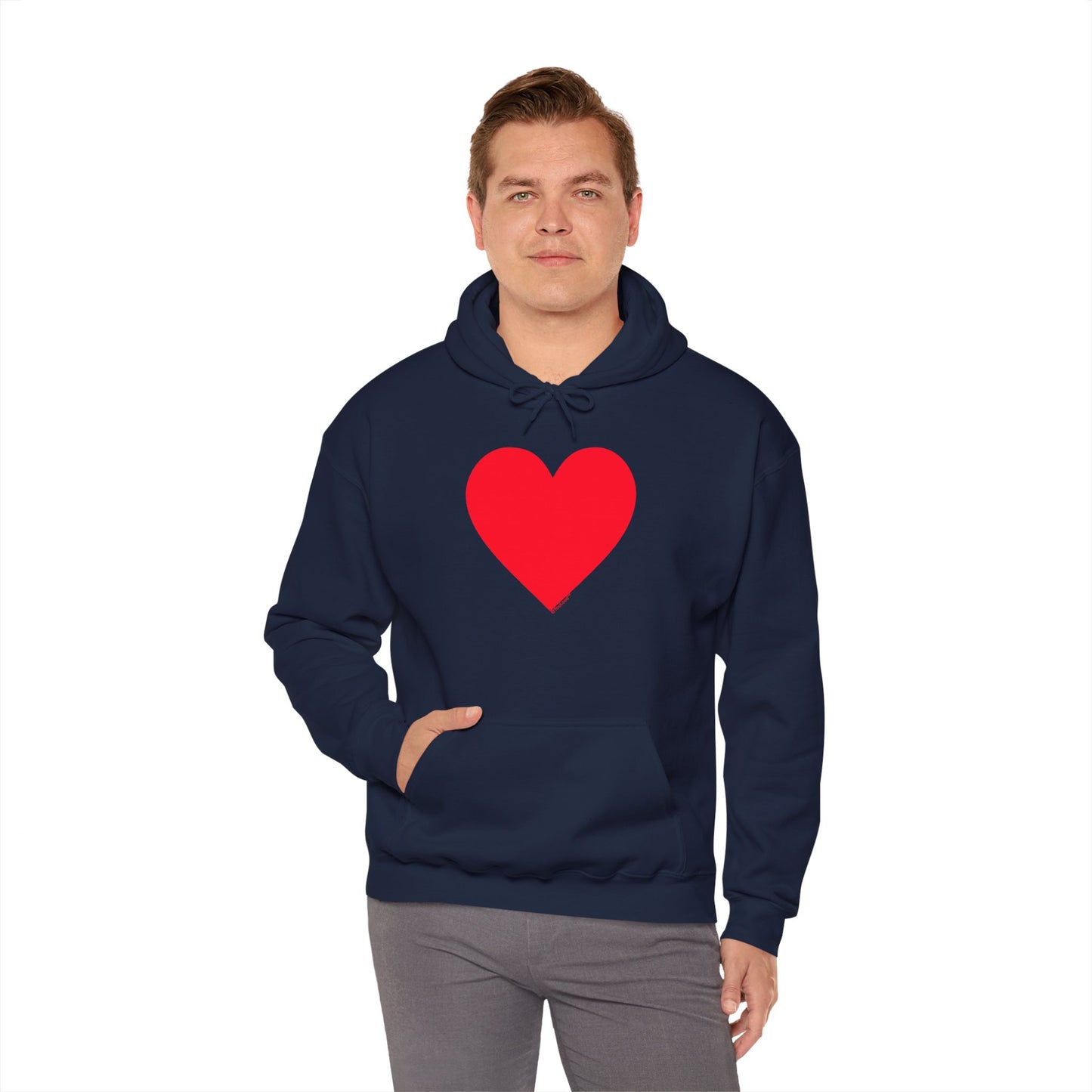 TOOLOUD Big Red Heart Valentine's Day Dark Unisex Hoodie Sweatshirt