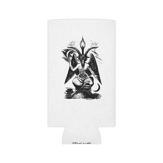 Baphomet Illustration Can/Bottle Insulator Cooler – 2 Sizes by TOOLOUD
