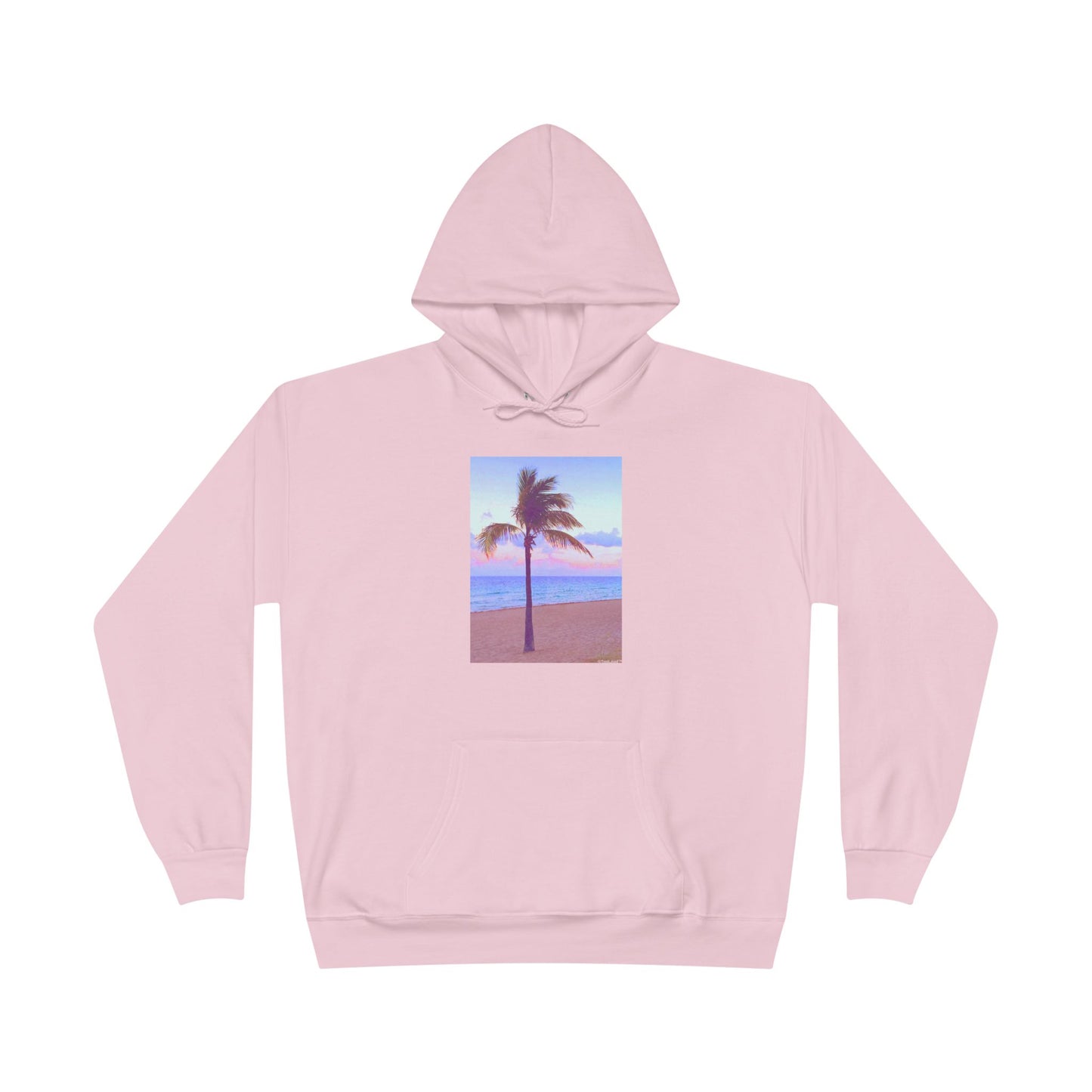 Palm Tree Beach Filter Adult Hoodie Sweatshirt by TOOLOUD