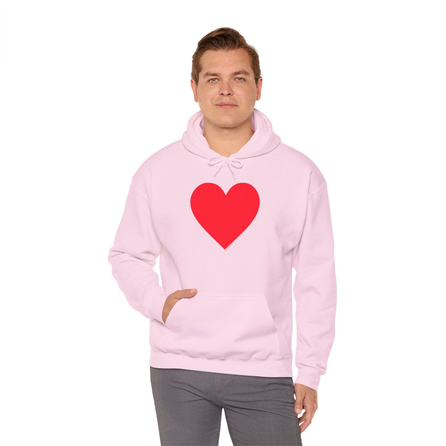 TOOLOUD Big Red Heart Valentine's Day Dark Unisex Hoodie Sweatshirt