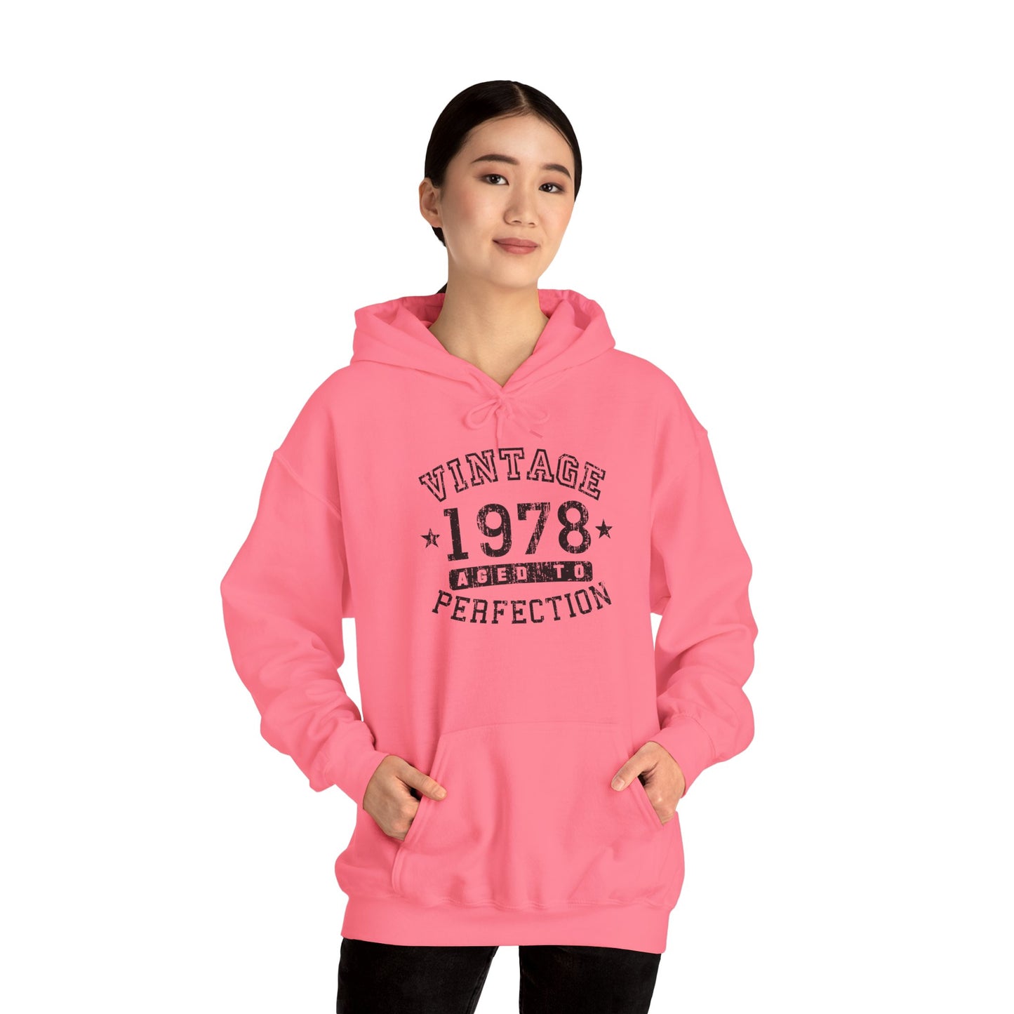 TooLoud 1978 - Vintage Birth Year Unisex Hoodie Sweatshirt