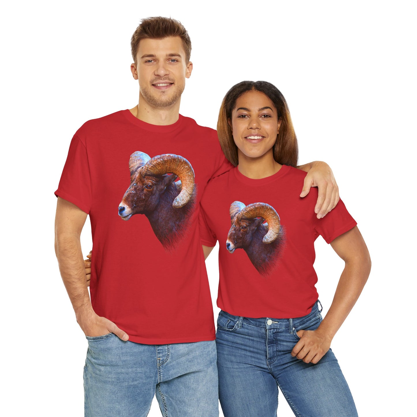 Majestic Bighorn Ram Adult Dark T-Shirt by TOOLOUD
