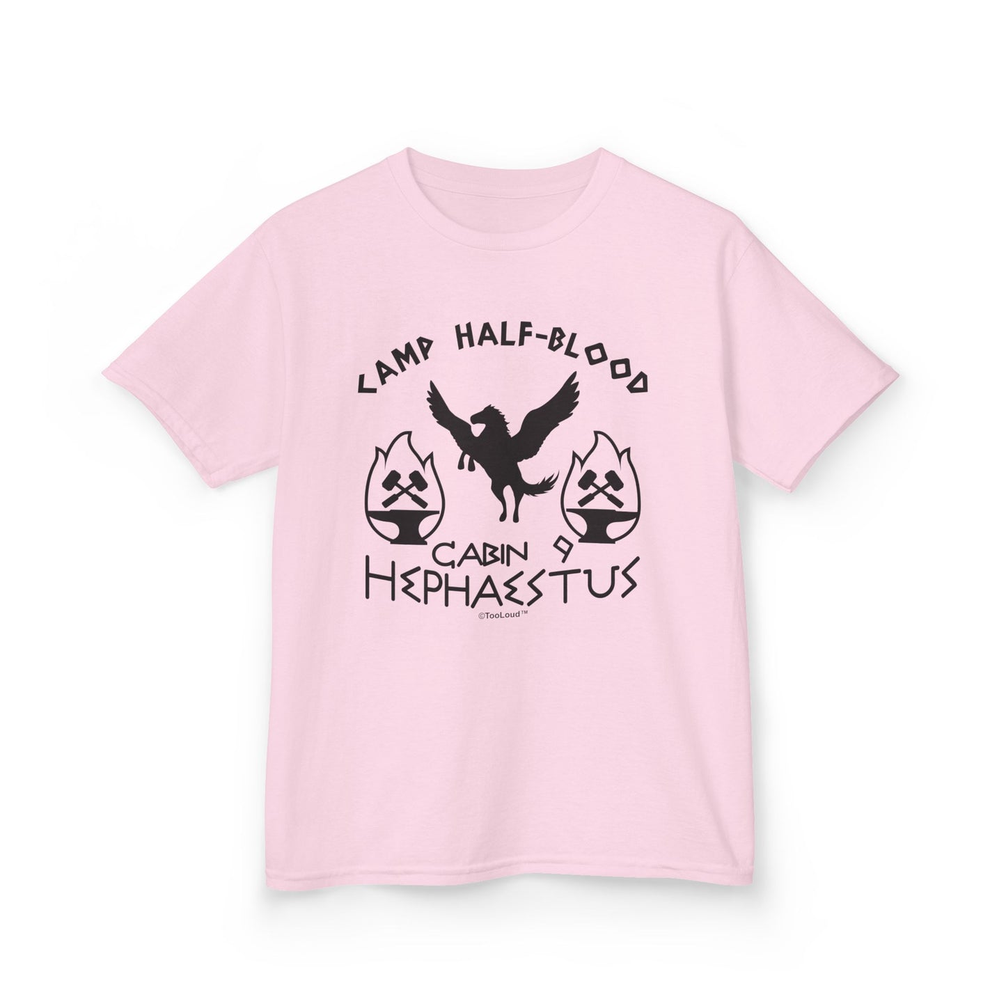 TOOLOUD Cabin 9 Hephaestus Camp Half-Blood Children's T-Shirt