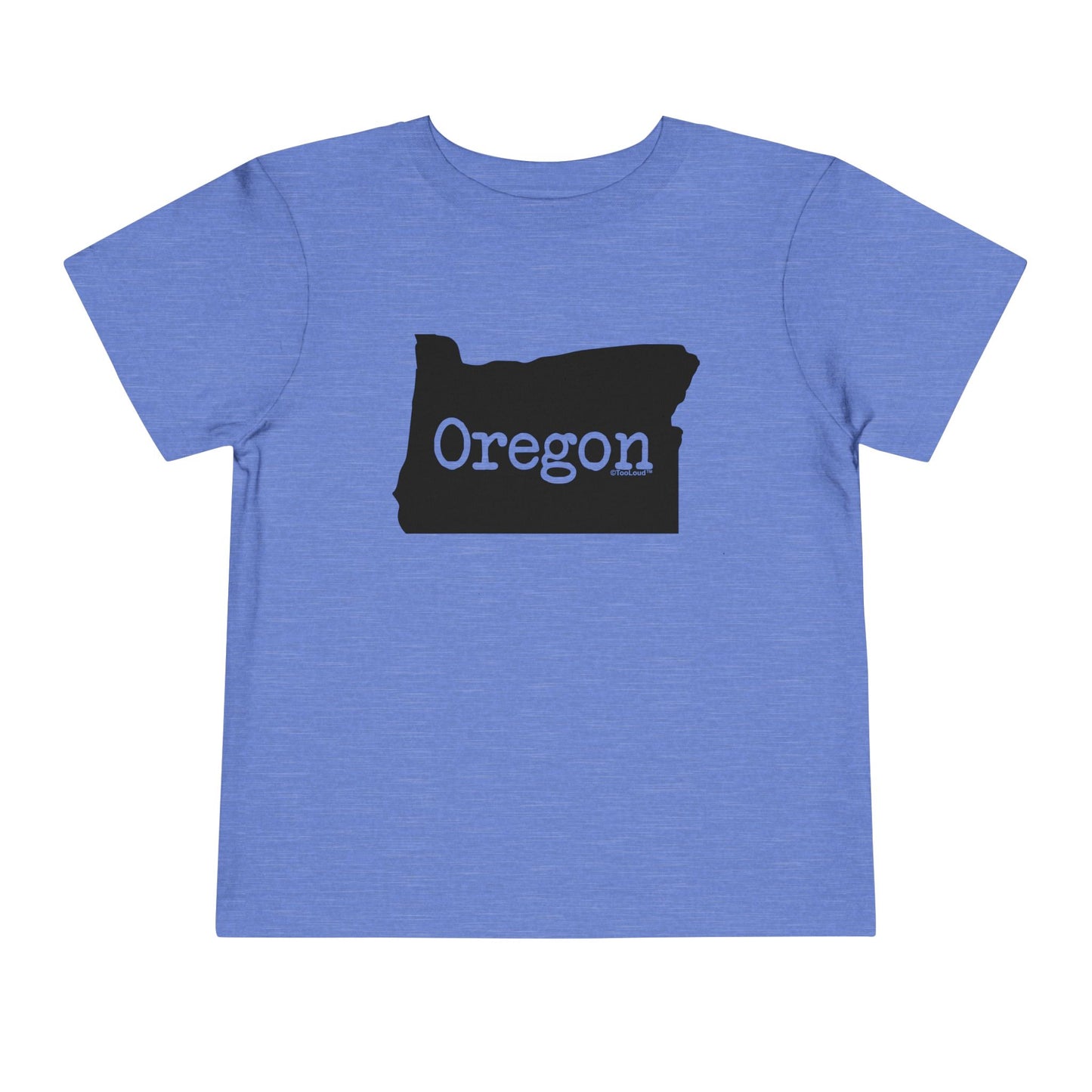 Oregon - United States Shape Toddler T-Shirt by TOOLOUD