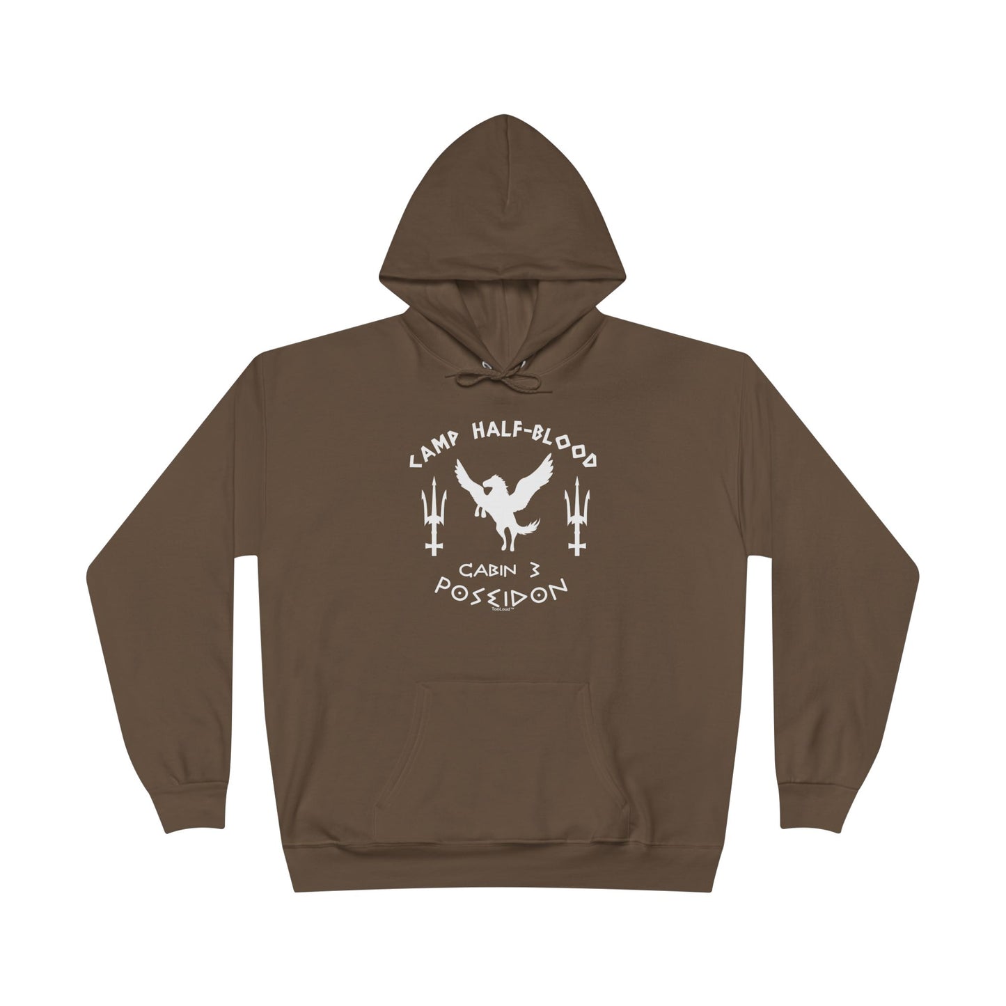 Cabin 3 Poseidon Camp Half Blood Dark Adult Hoodie Sweatshirt by TOOLOUD