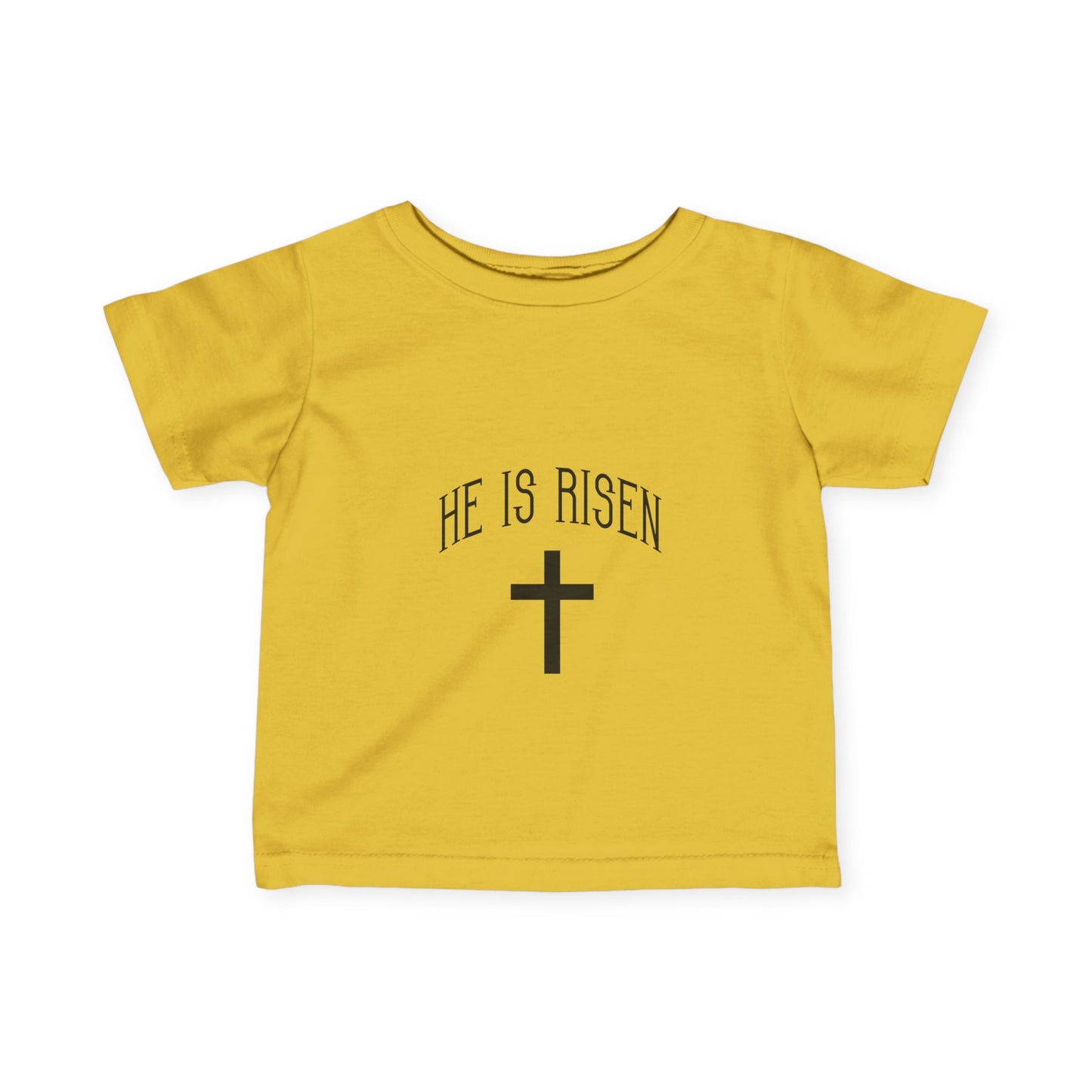 He Is Risen Easter Infant Baby T-Shirt by TOOLOUD