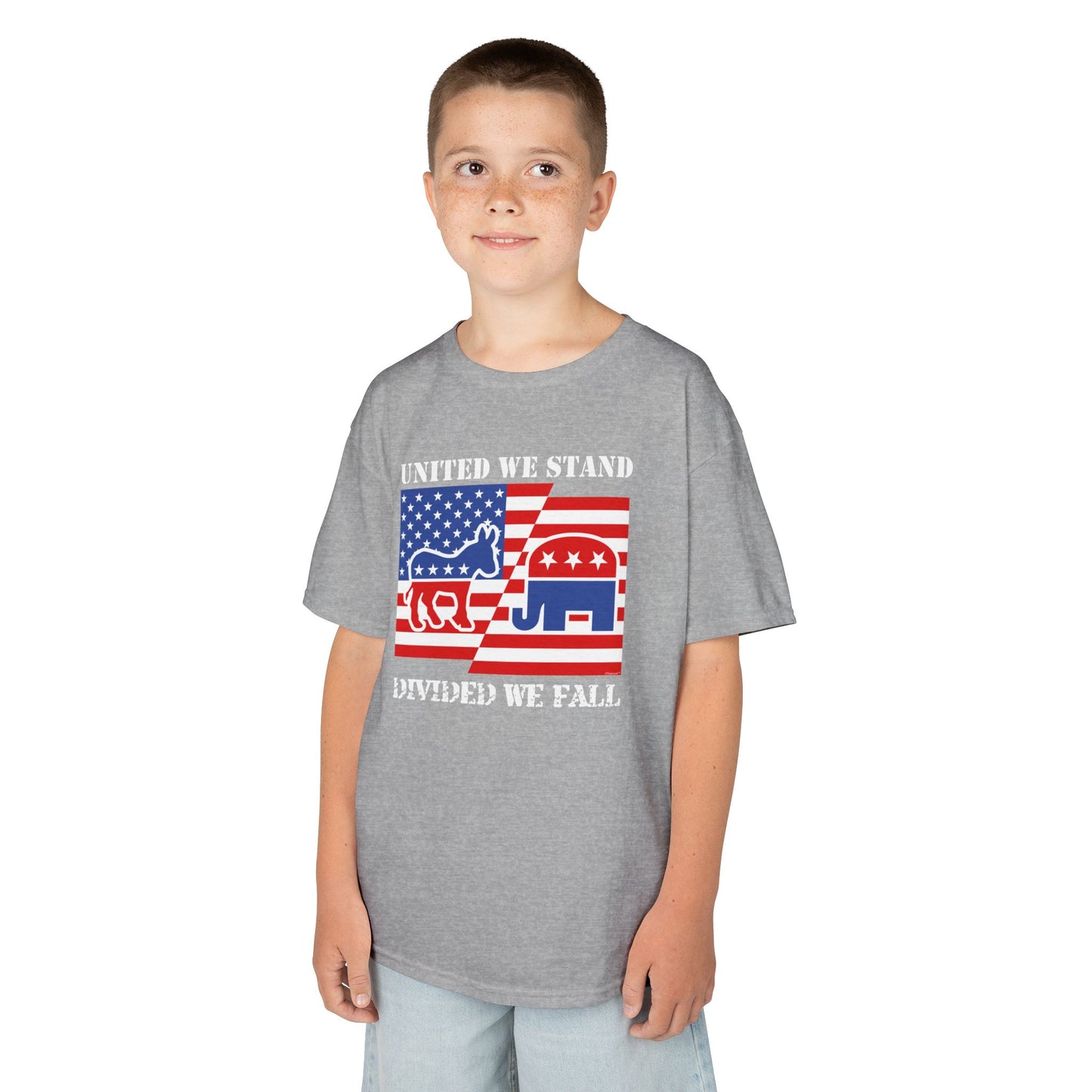 United We Stand Divided We Fall Children's T-Shirt by TOOLOUD