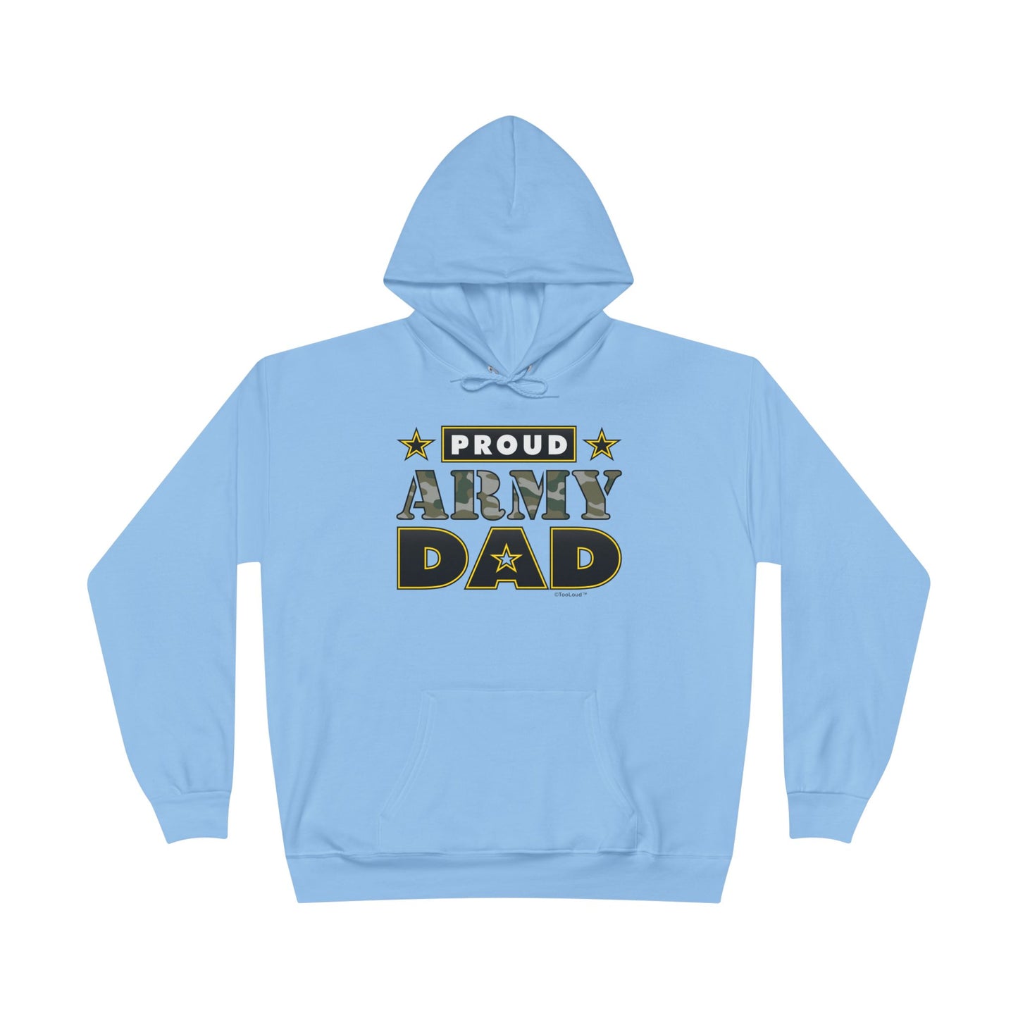 Proud Army Dad Adult Hoodie Sweatshirt by TOOLOUD