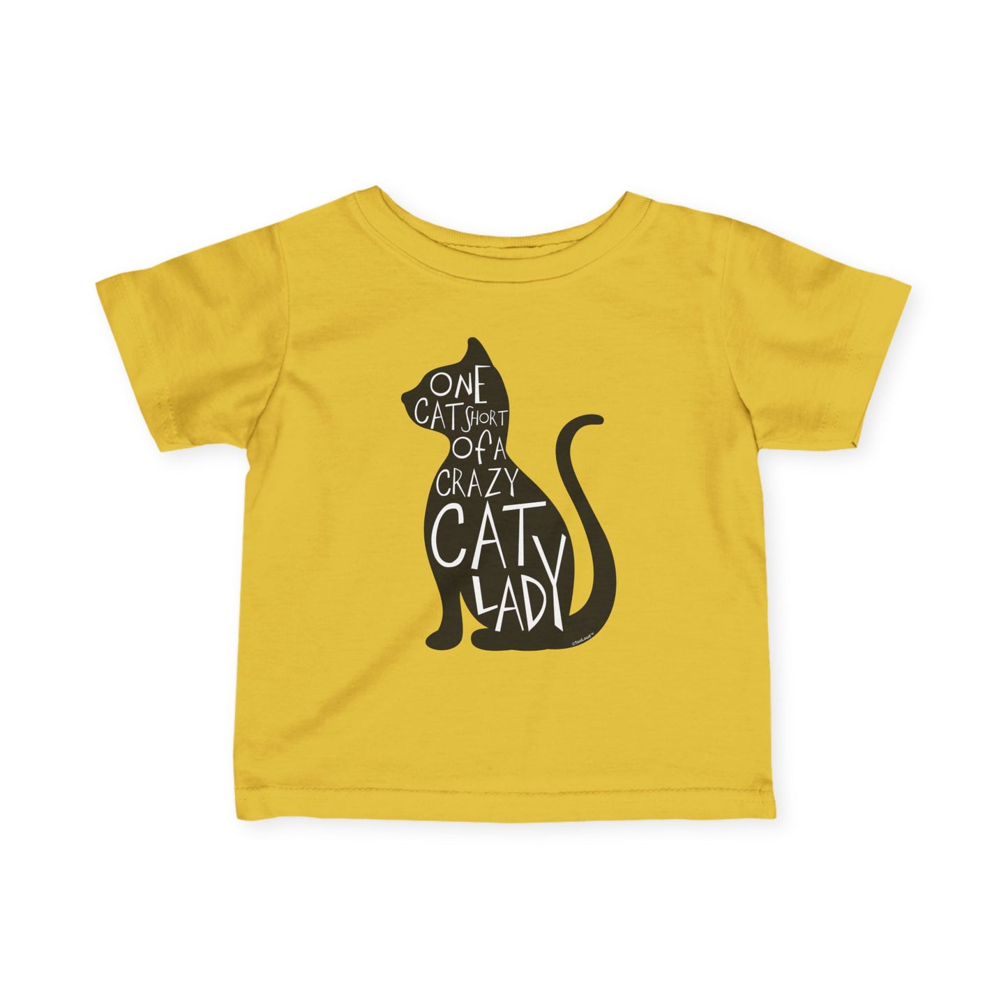 One Cat Short of a Crazy Cat Lady Infant Jersey T-Shirt by TOOLOUD