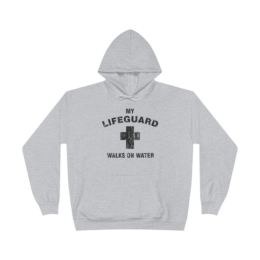 My Lifeguard Walks On Water Easter Pullover Hoodie Sweatshirt by TOOLOUD™