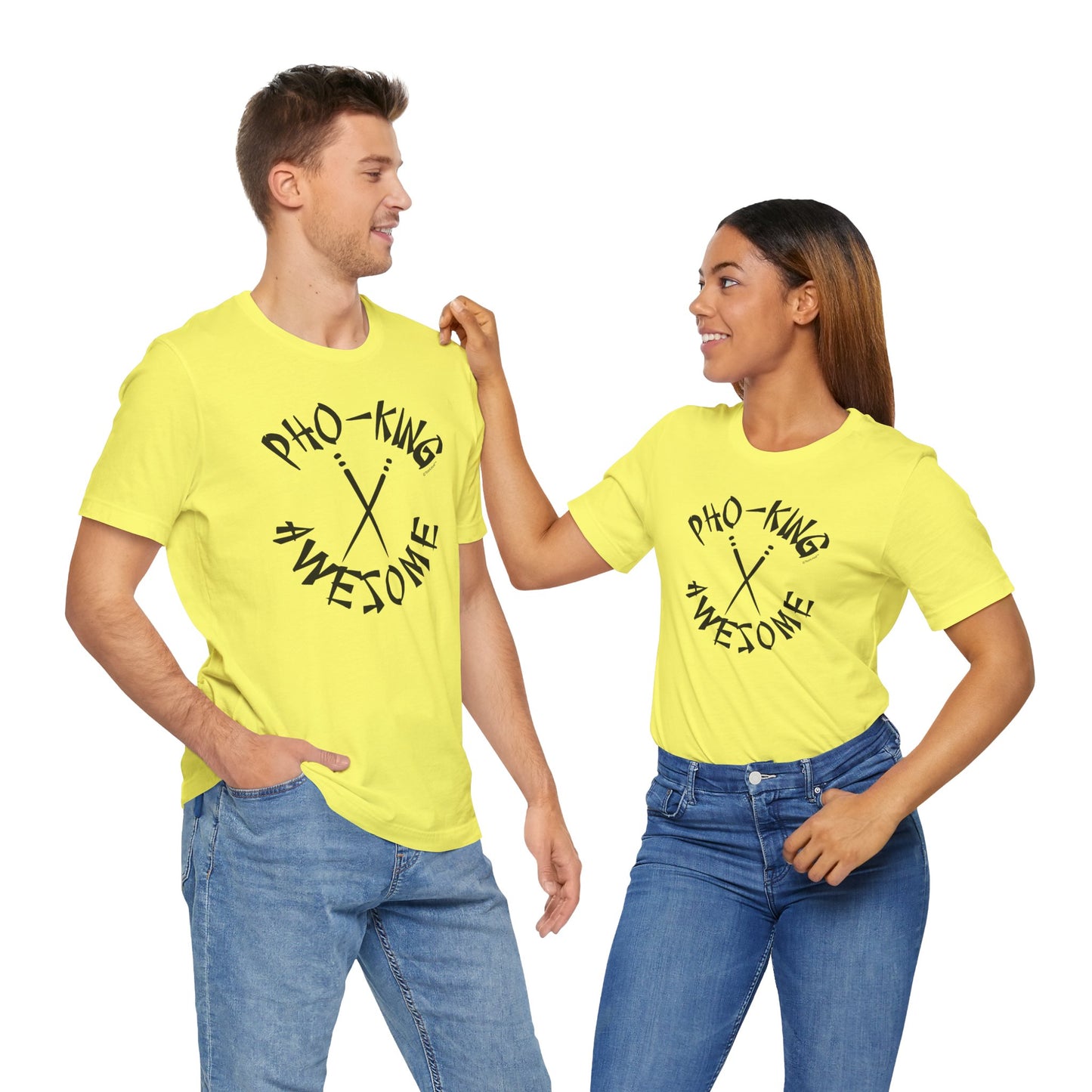 Pho King Awesome Funny Vietnamese Soup Vietnam Foodie Humor Adult T-Shirt by TOOLOUD