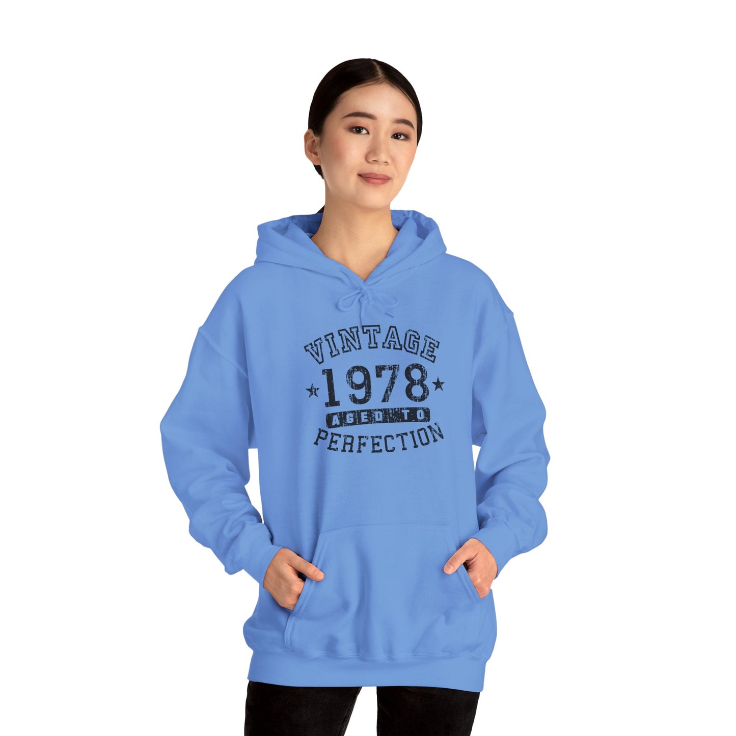 TooLoud 1978 - Vintage Birth Year Unisex Hoodie Sweatshirt