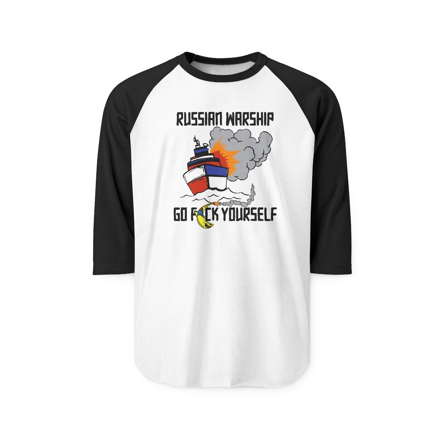 Russian Warship go F* Yourself Adult Raglan Shirt by TOOLOUD