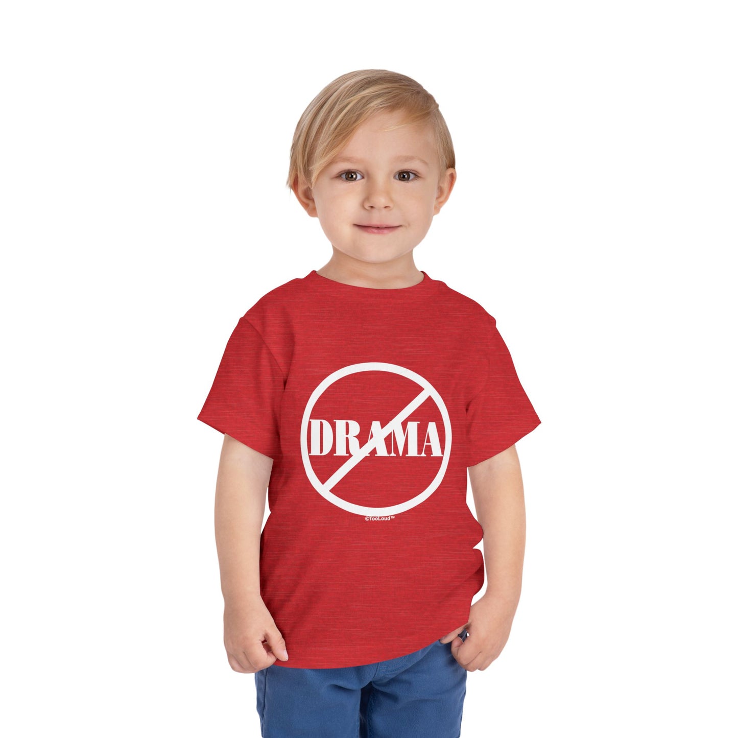 No Drama Allowed Toddler T-Shirt Dark by TOOLOUD