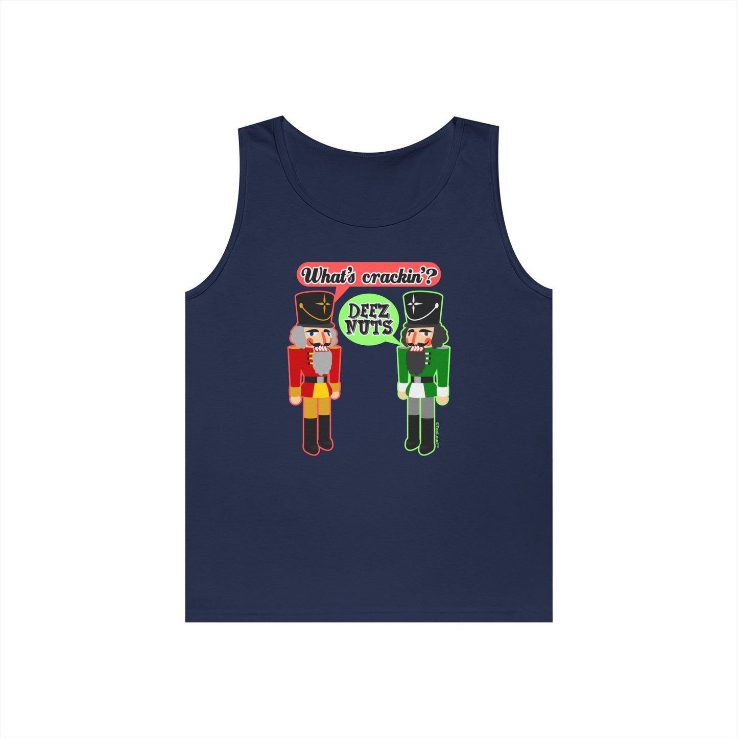 What's Crackin - Deez Nuts Dark Loose Tank Top by TOOLOUD