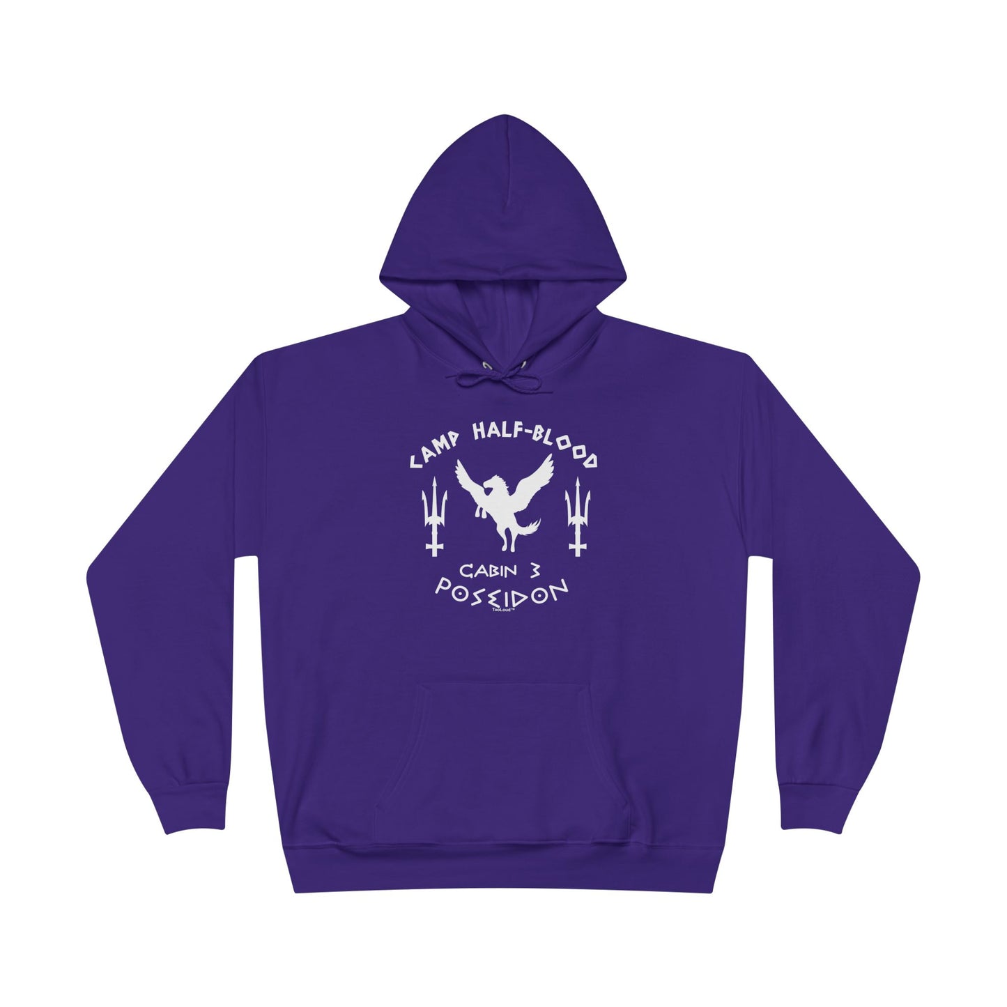 TOOLOUD Cabin 3 Poseidon Camp Half Blood Dark Hoodie Sweatshirt