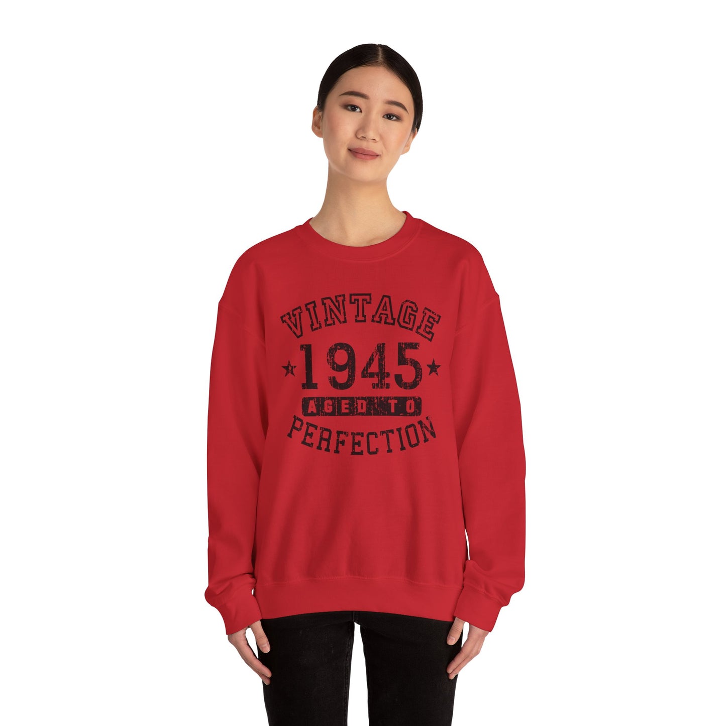1945 - Vintage Birth Year Sweatshirt Adults Unisex by TOOLOUD