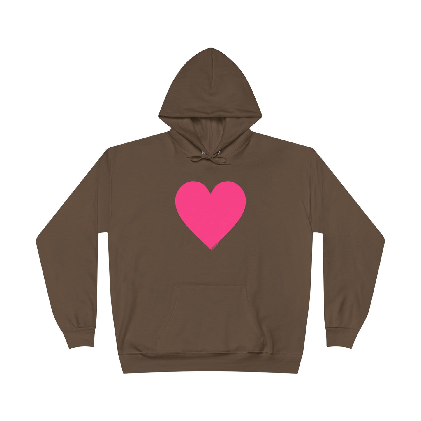 TOOLOUD Big Pink Heart Valentine's Day Unisex Hoodie Sweatshirt
