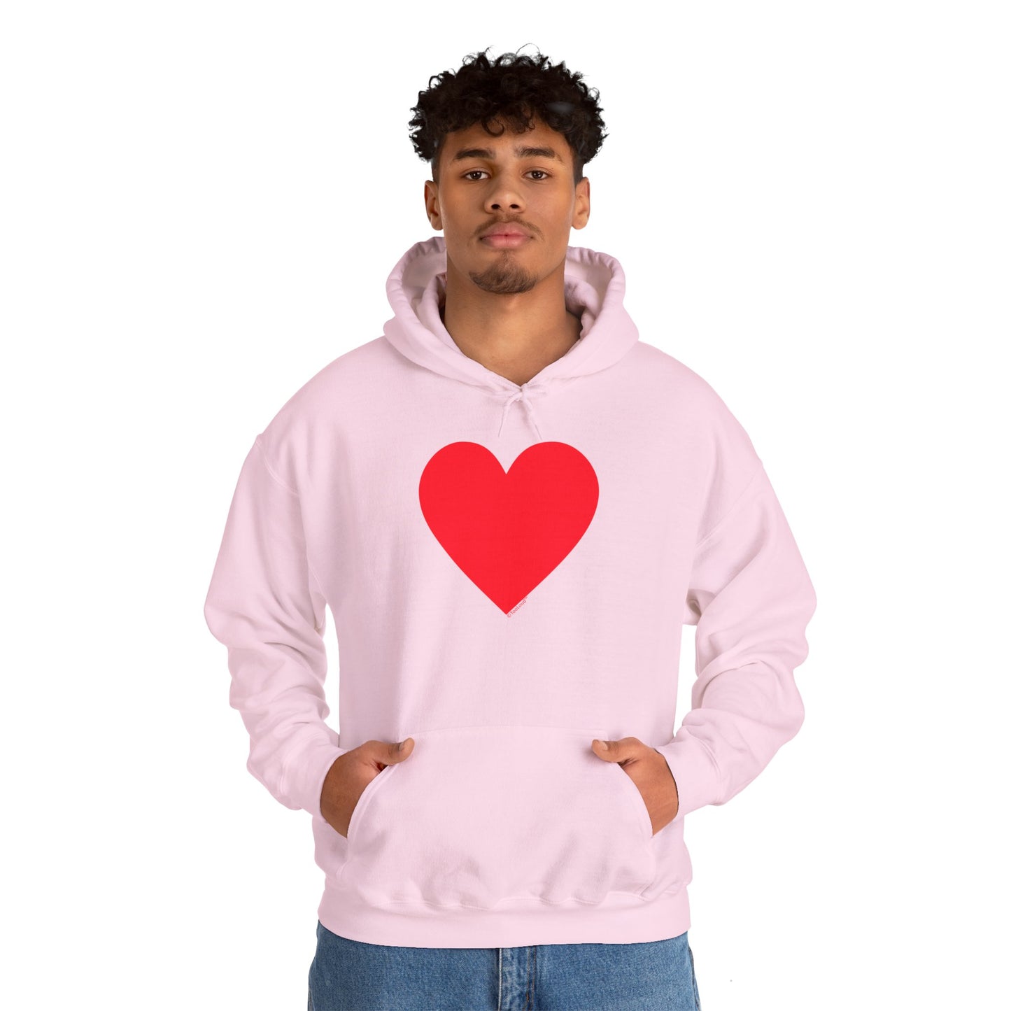 TOOLOUD Big Red Heart Valentine's Day Dark Unisex Hoodie Sweatshirt