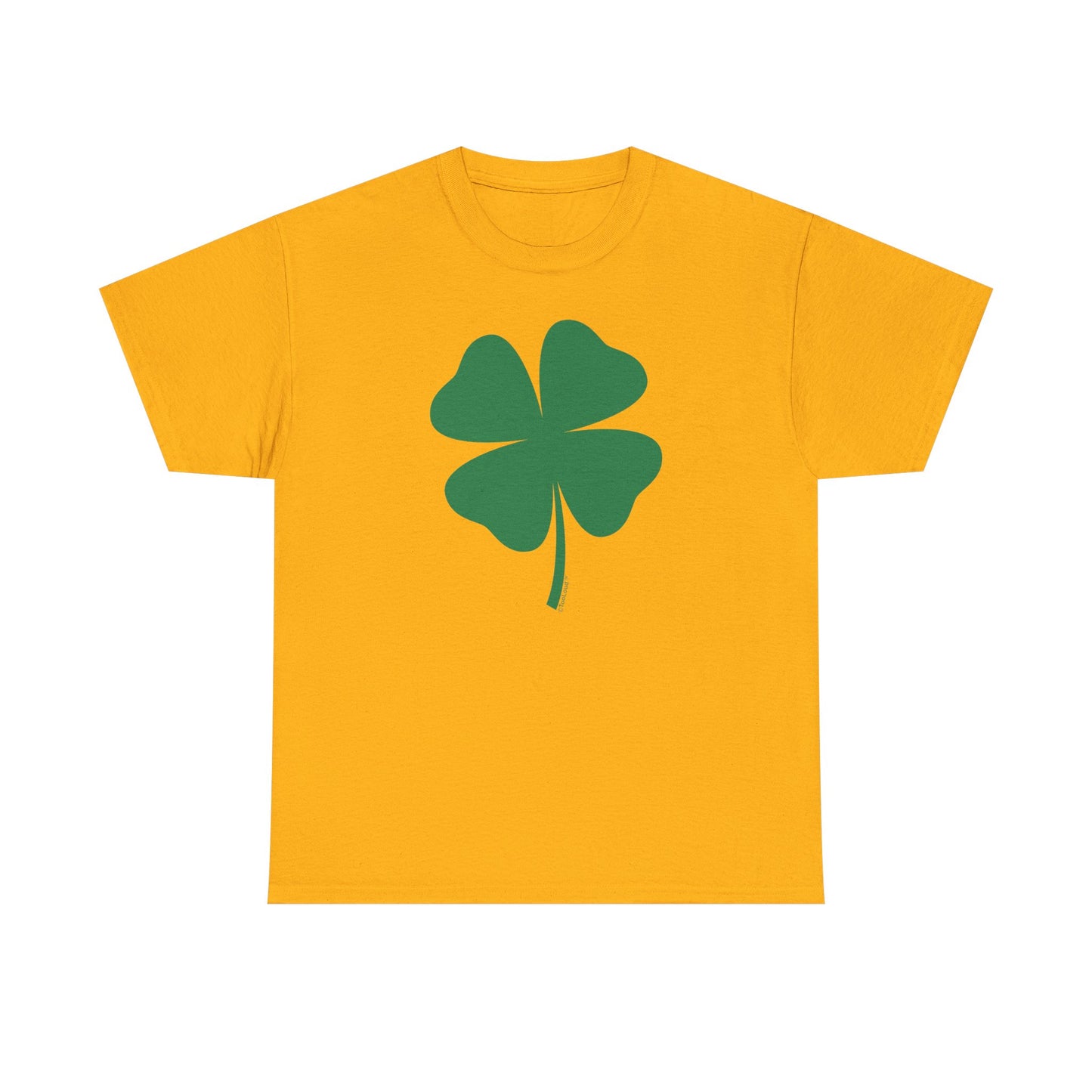 Four Leaf Clover: Adult Print T-Shirt for St. Patrick's Day Celebrations by TOOLOUD