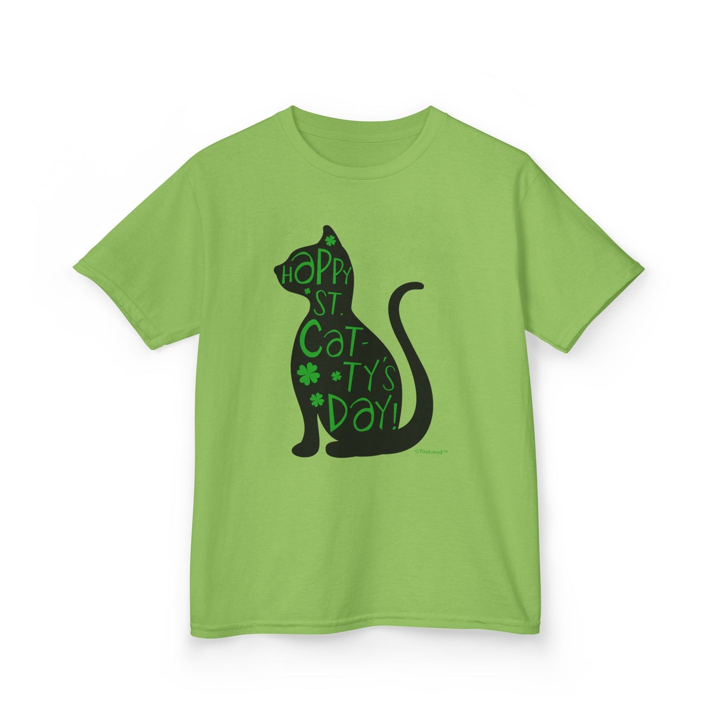 Happy St. Catty's Day - St. Patrick's Day Cat Children's T-Shirt by TOOLOUD