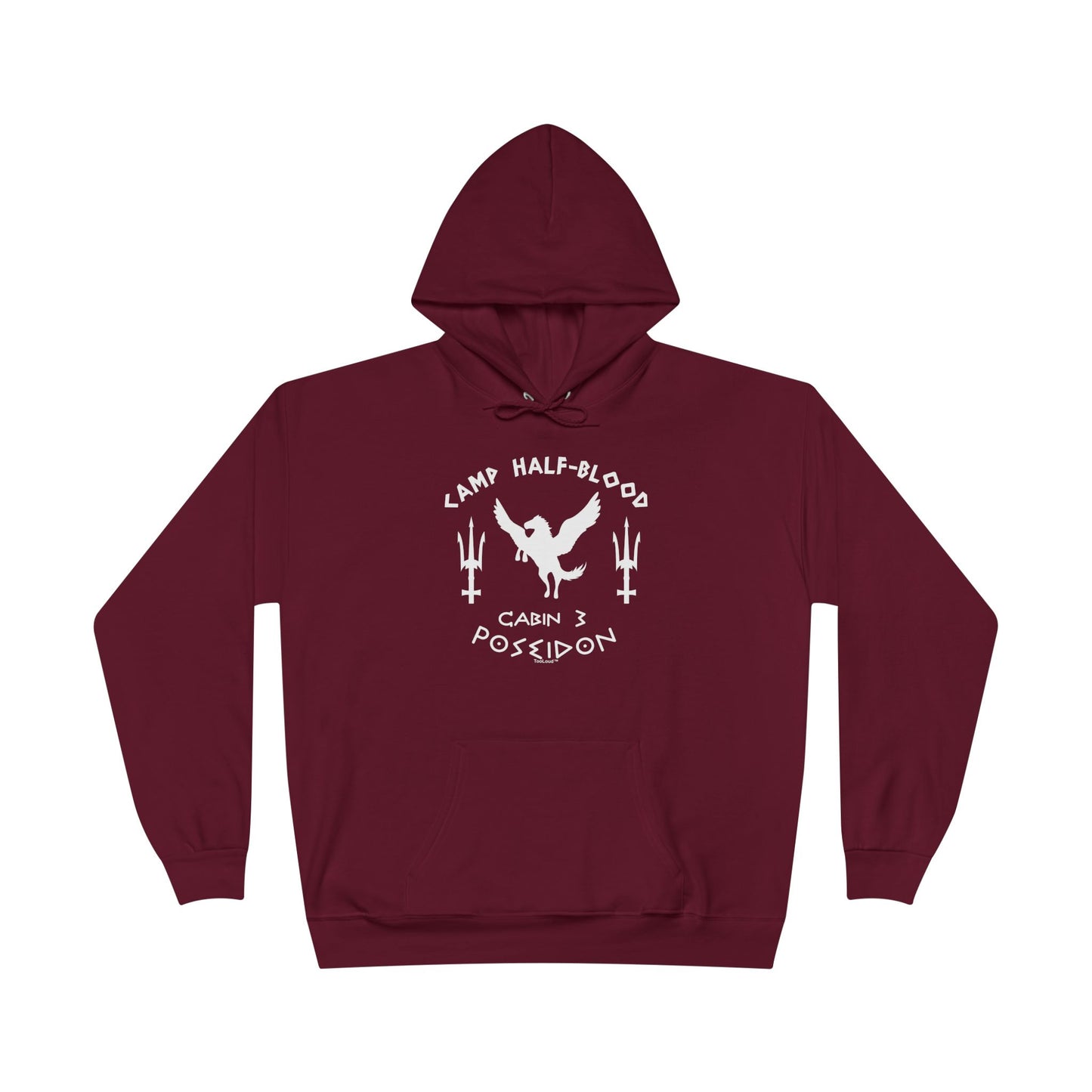 TOOLOUD Cabin 3 Poseidon Camp Half Blood Dark Hoodie Sweatshirt