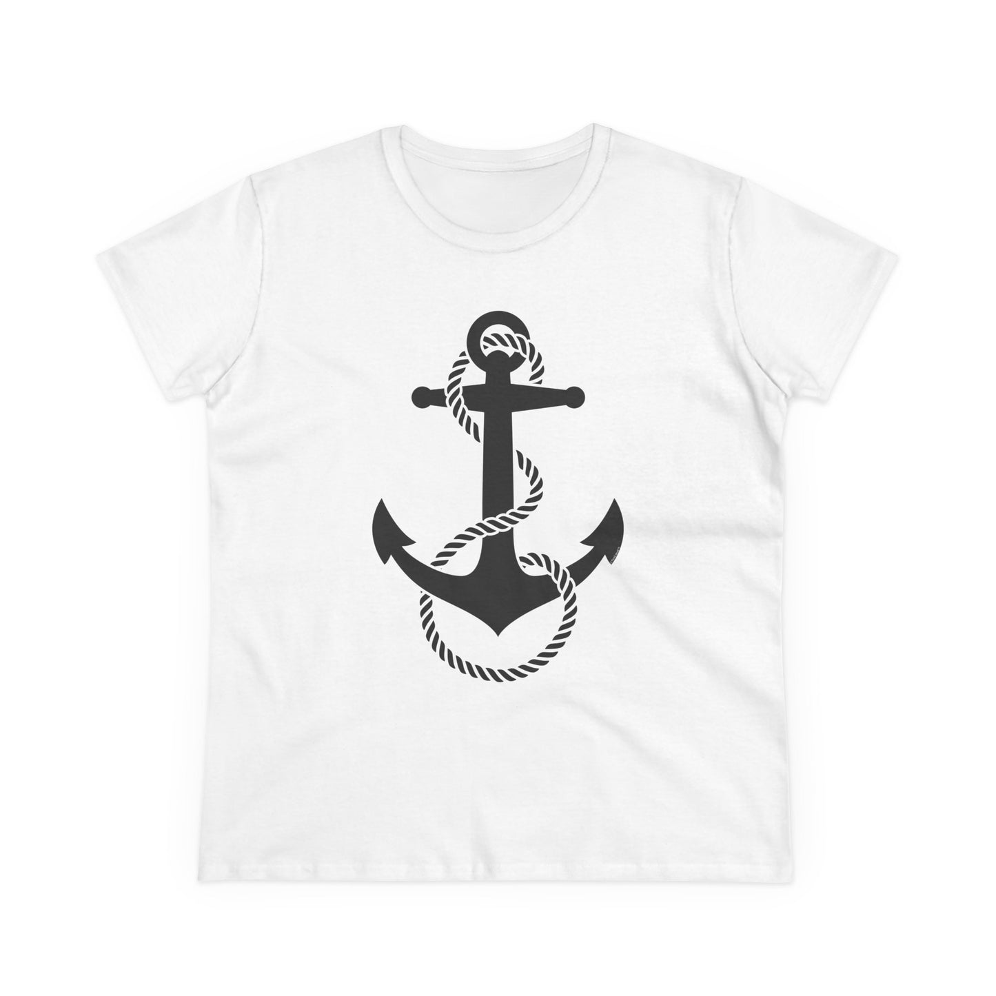 Nautical Sailor Rope Anchor Women's T-Shirt by TOOLOUD