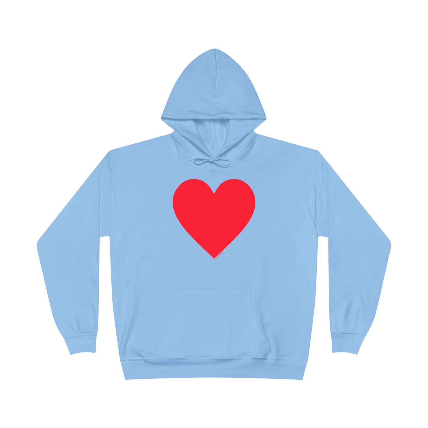TOOLOUD Big Red Heart Valentine's Day Hoodie Sweatshirt – Romantic & Cozy Gift