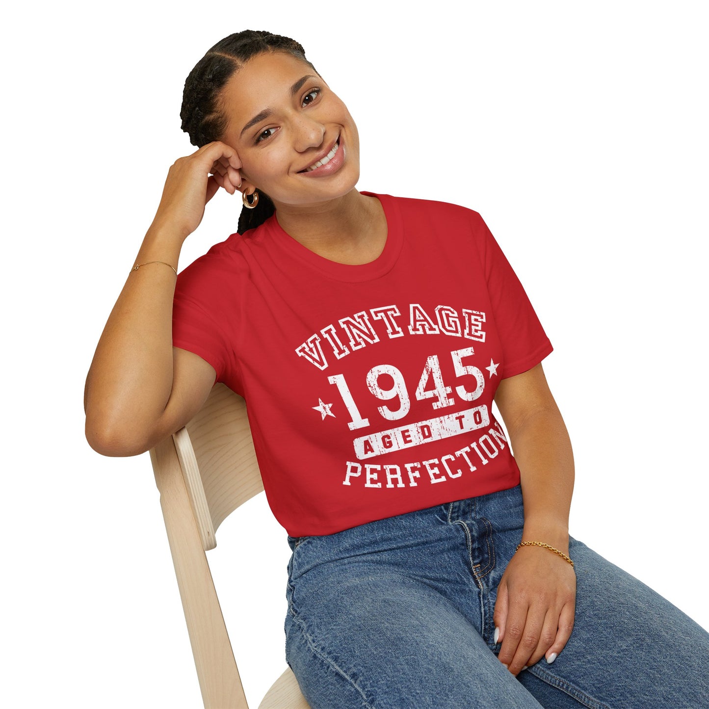 Vintage Birth Year 1945 – Women's Dark Color T-Shirt by TOOLOUD