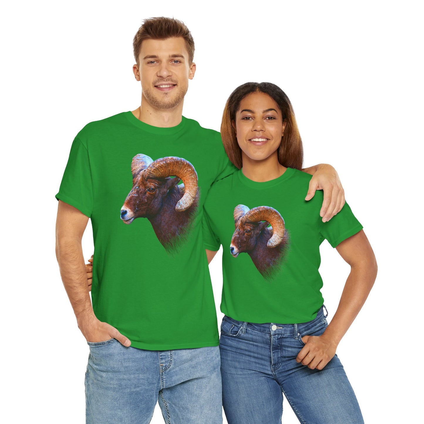 Majestic Bighorn Ram Adult Dark T-Shirt by TOOLOUD